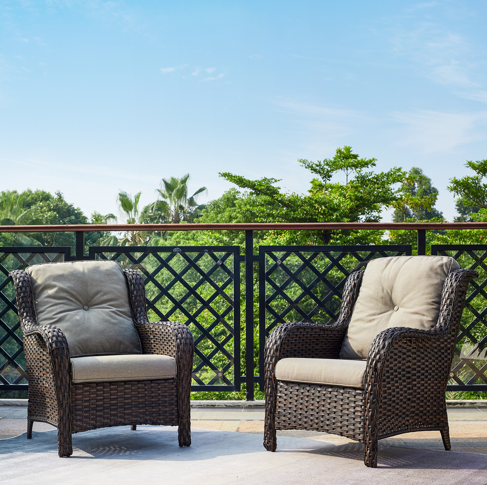 Rattan Chair Adult Wicker Chair Vintage Porch Lounge Arm Chair Balcony  Sunroom Patio Armchair Outdoor Wicker Furniture Rattan Furniture 