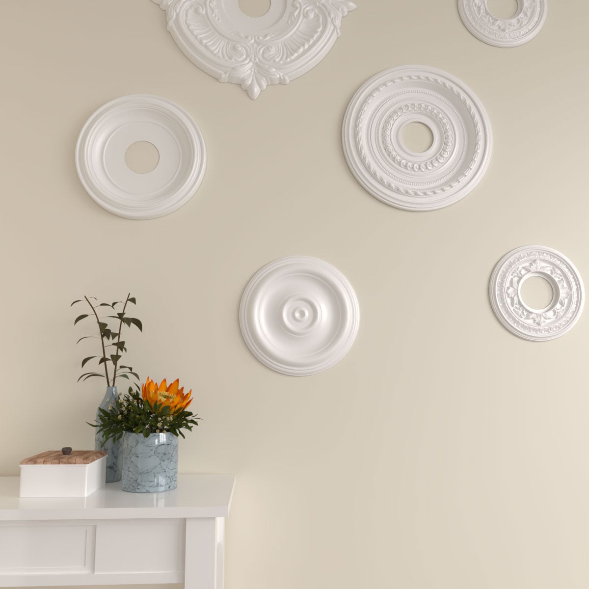  CM12TR Ceiling-Medallions - View #6