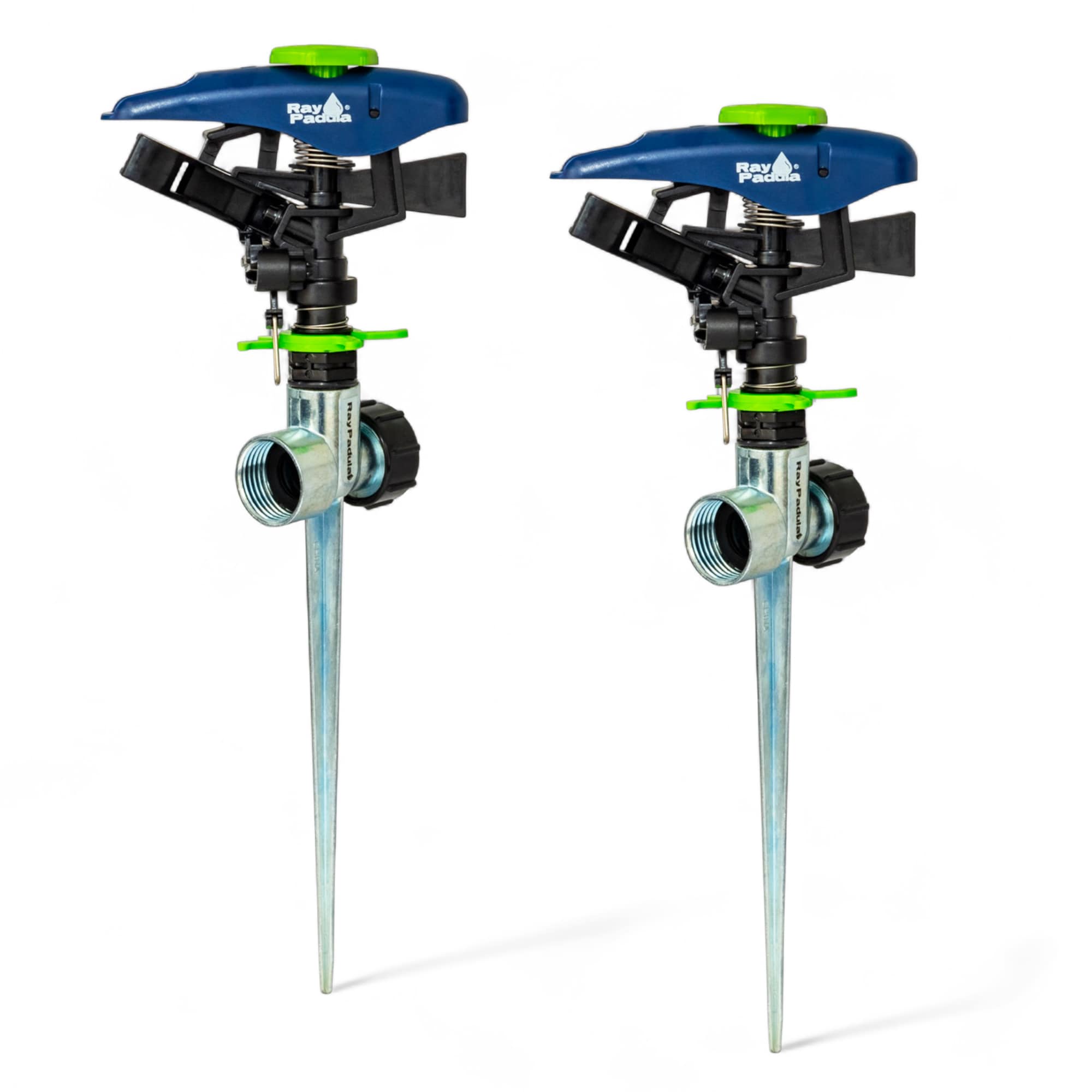 Ray Padula EC-PDZS-2 2 -Pack 5670-sq ft Impulse Spike Lawn Sprinkler