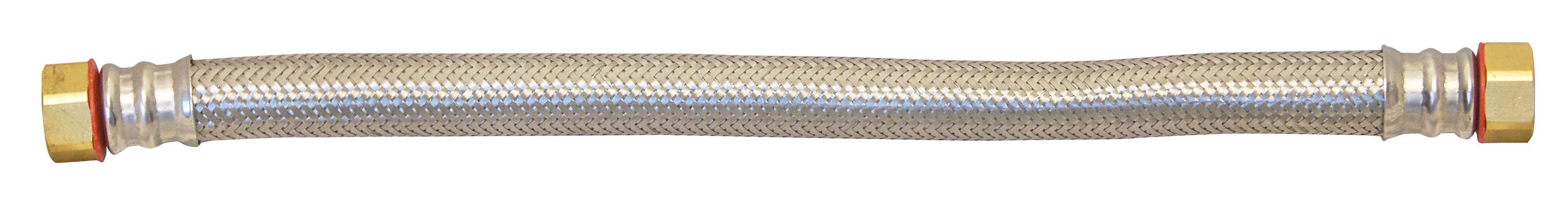 Apollo WHBS34F12 12-in 3/4-in -in FIP Inlet x 3/4-in -in FIP Outlet Stainless steel Water heater connector
