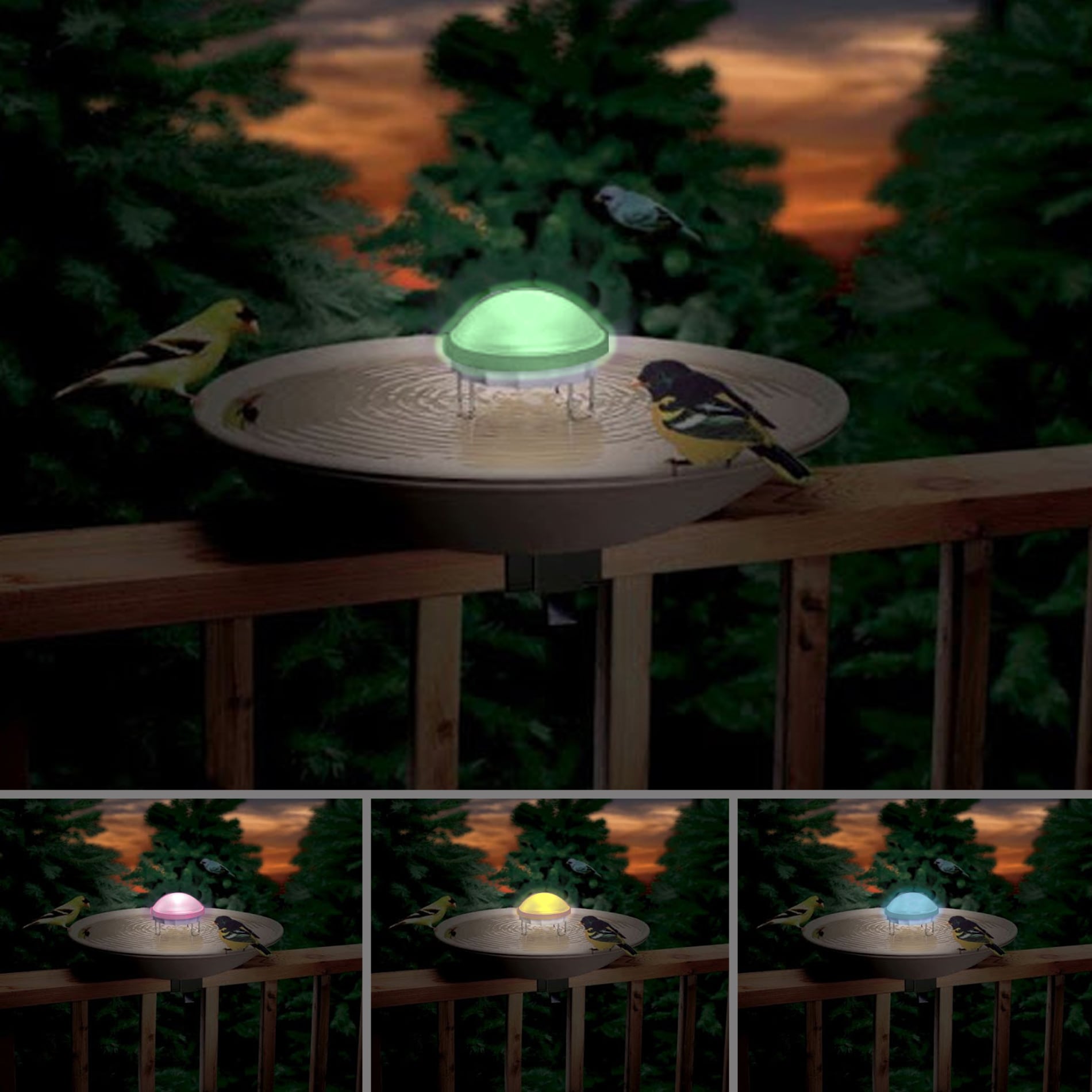 Aurora Metal Water Wiggler with LED Light