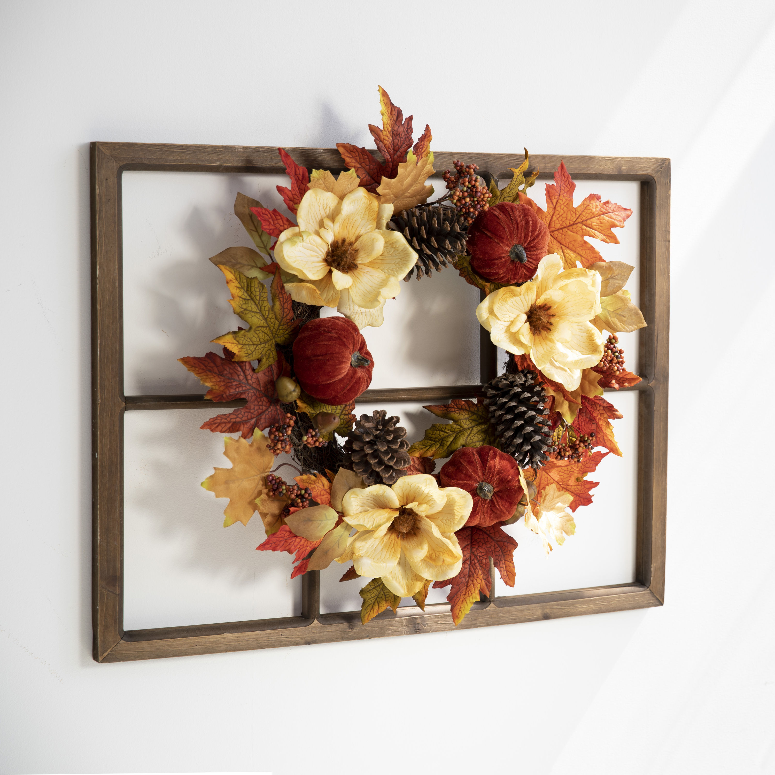 Glitzhome 2005500035 Artificial-Thanksgiving-Wreaths - View #9