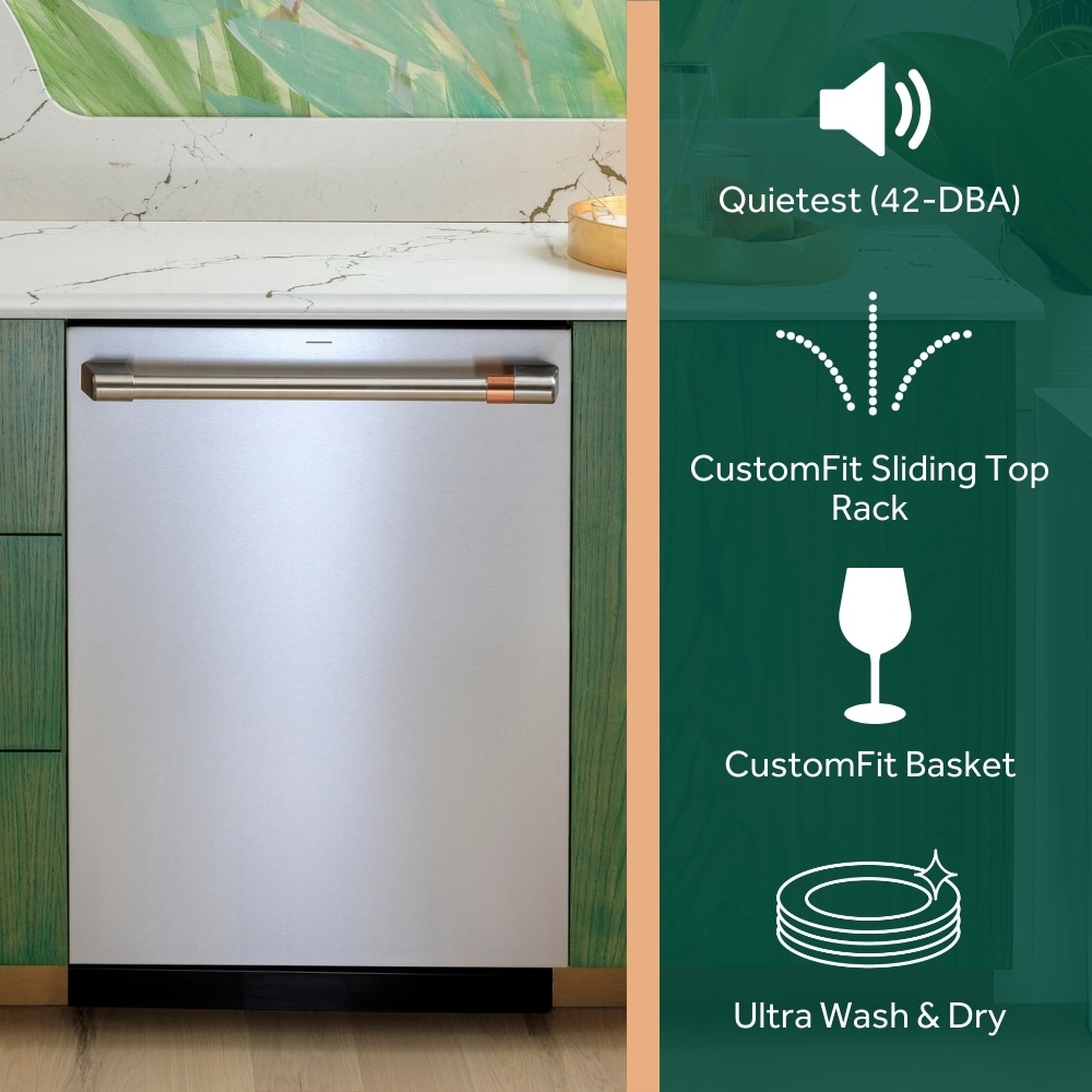 24-Inch Stainless Steel Smart Built-In Dishwasher with 42 dBA