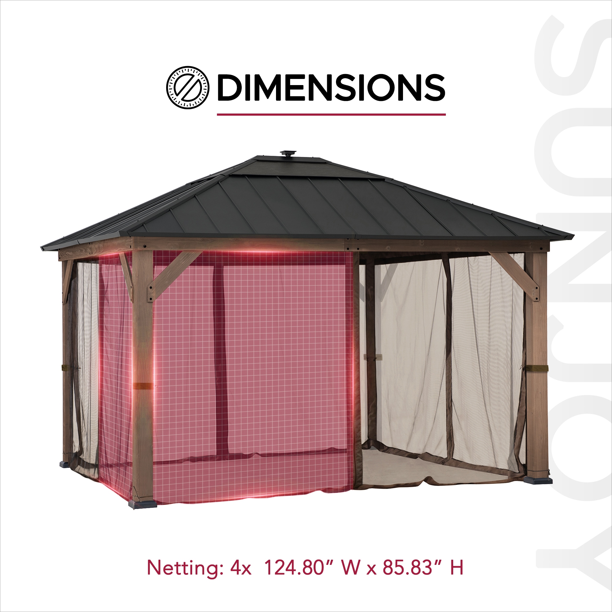 Sunjoy A111509421 Canopy-Parts-Acc - View #3