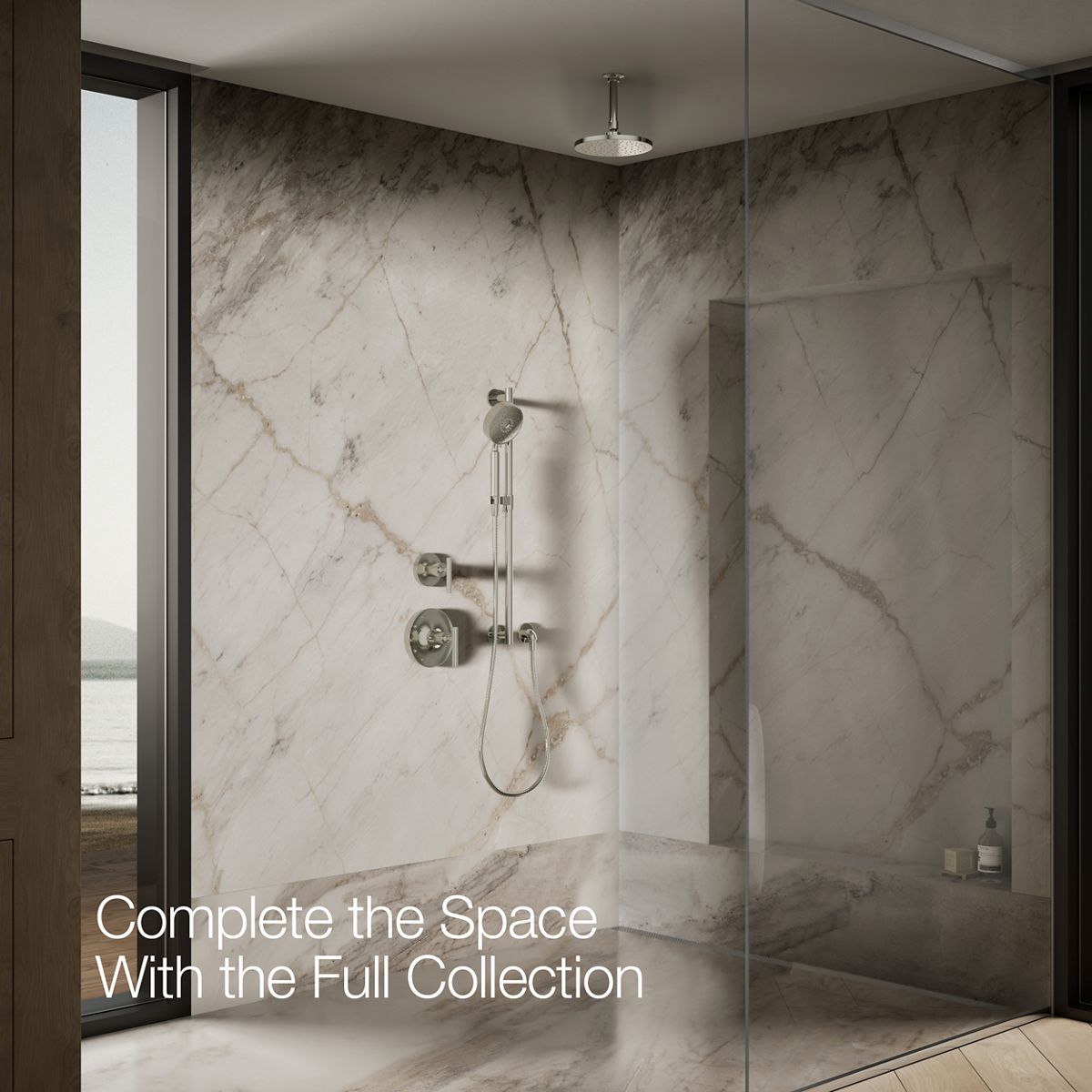 KOHLER K-23219-SN Showerhead-Bar-Panels - View #7