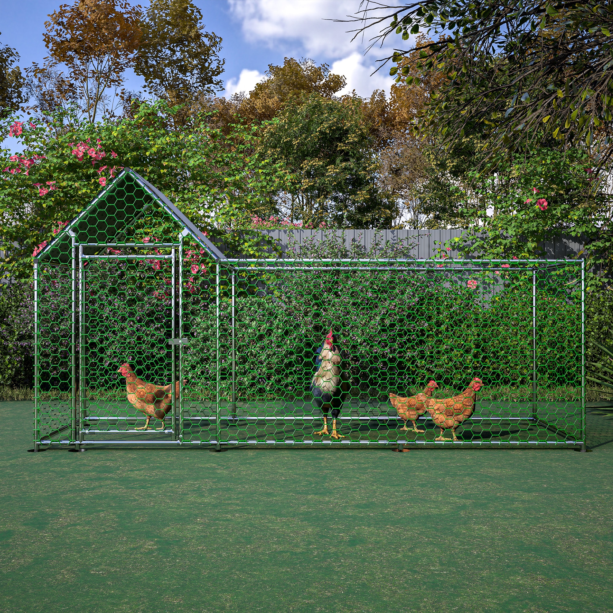 Kahomvis CX-QPW1-1984 Chicken-Coops-Rabbit-Hutches - View #11