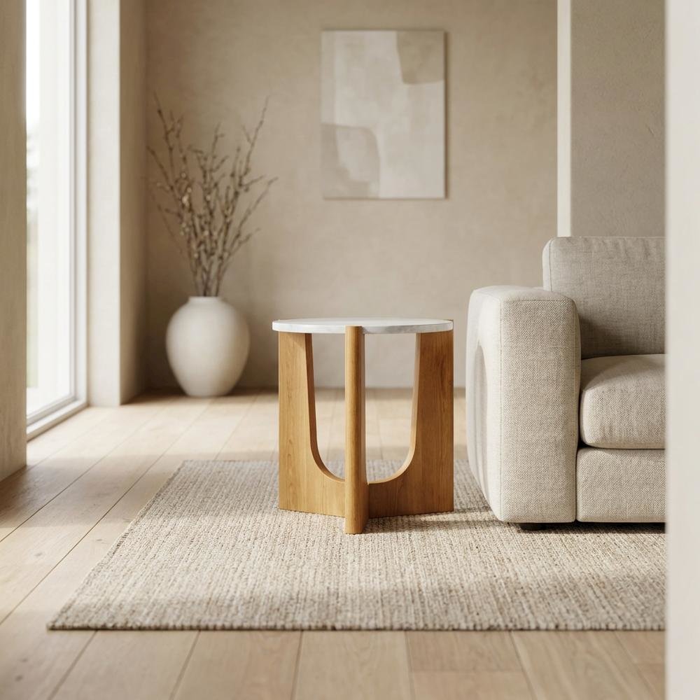 FurniFact BO2594007WHT End-Tables - View #3