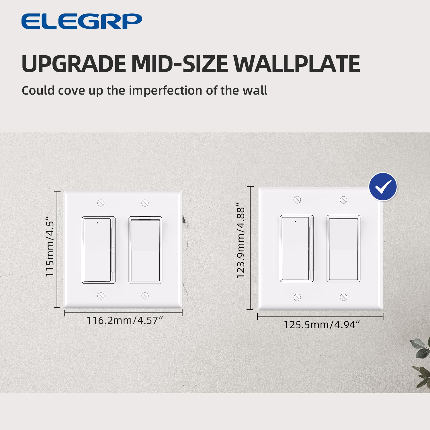 ELEGRP 3032M-WH10 Electrical-Wall-Plates - View #5
