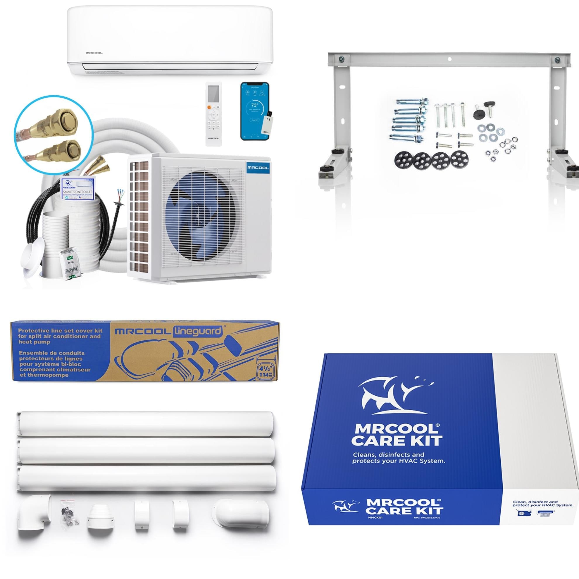 MRCOOL   DIY 5th Gen ENERGY STAR Single Zone 9k BTU Ductless Mini Split + Accessories Collection