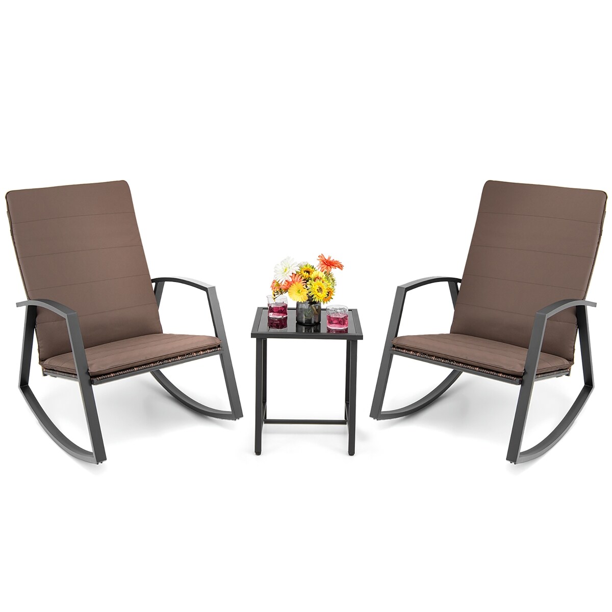 Costway NP10512CF Patio-Conversation-Sets - View #2