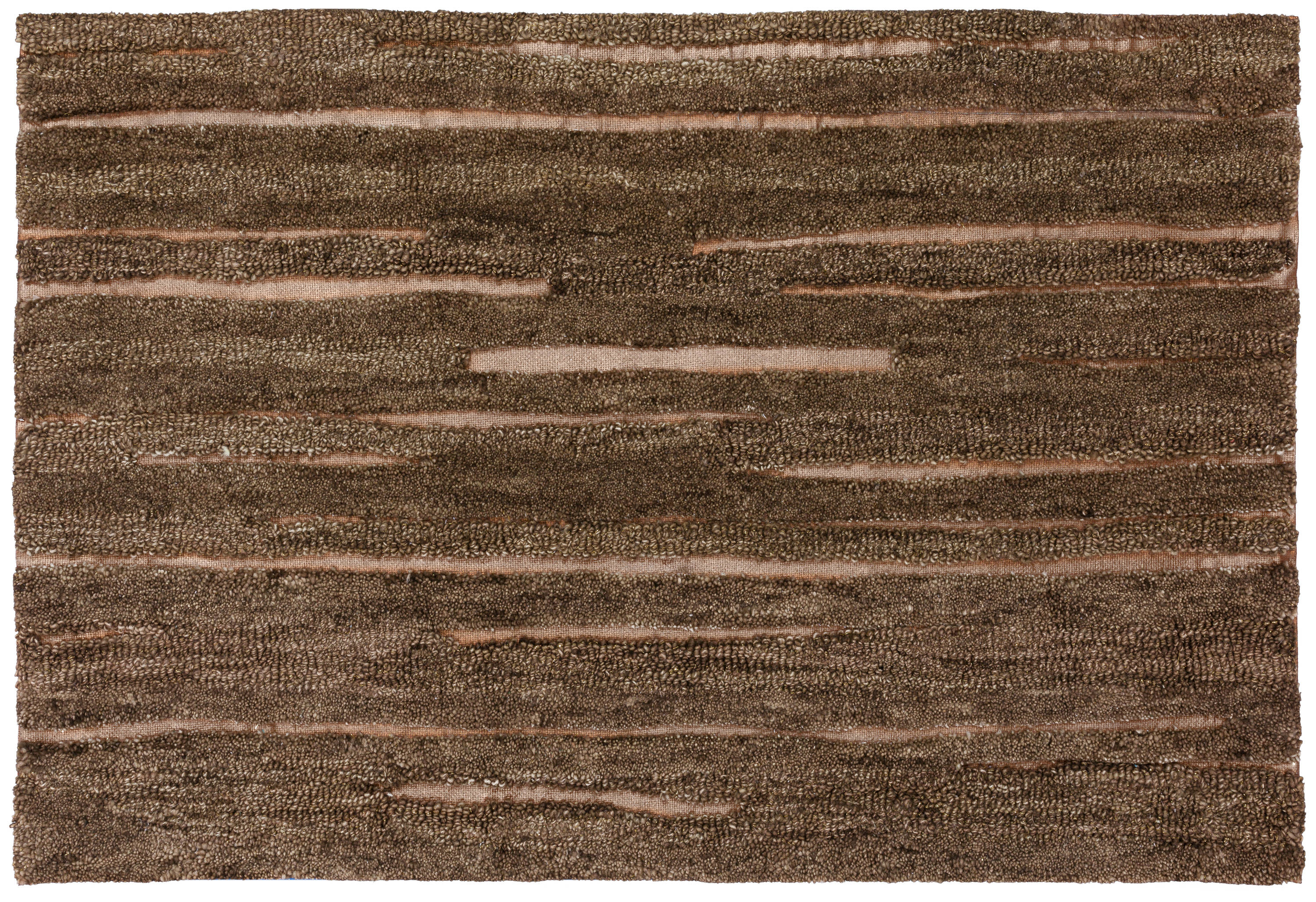 Addison Rugs ADZ32PE2X3 Dazzle 2 X 3 (ft) Wool Pecan Indoor Solid Bohemian/Eclectic Throw Rug