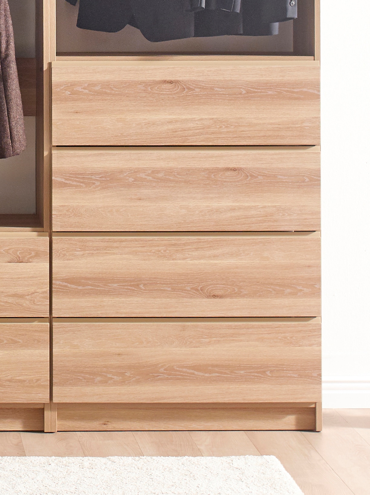 Klair Living PROSPER-ACD OAK Wood-Closet-Kits - View #7