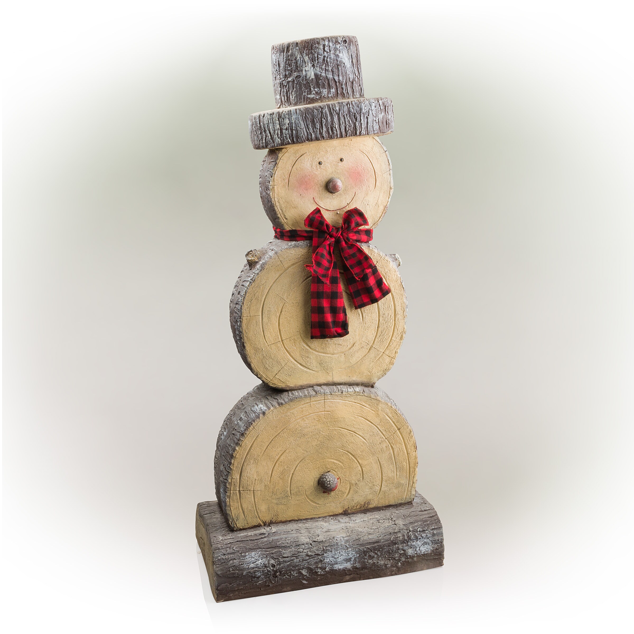 Alpine Corporation 46-in Figurine Snowman Christmas Decor in the ...