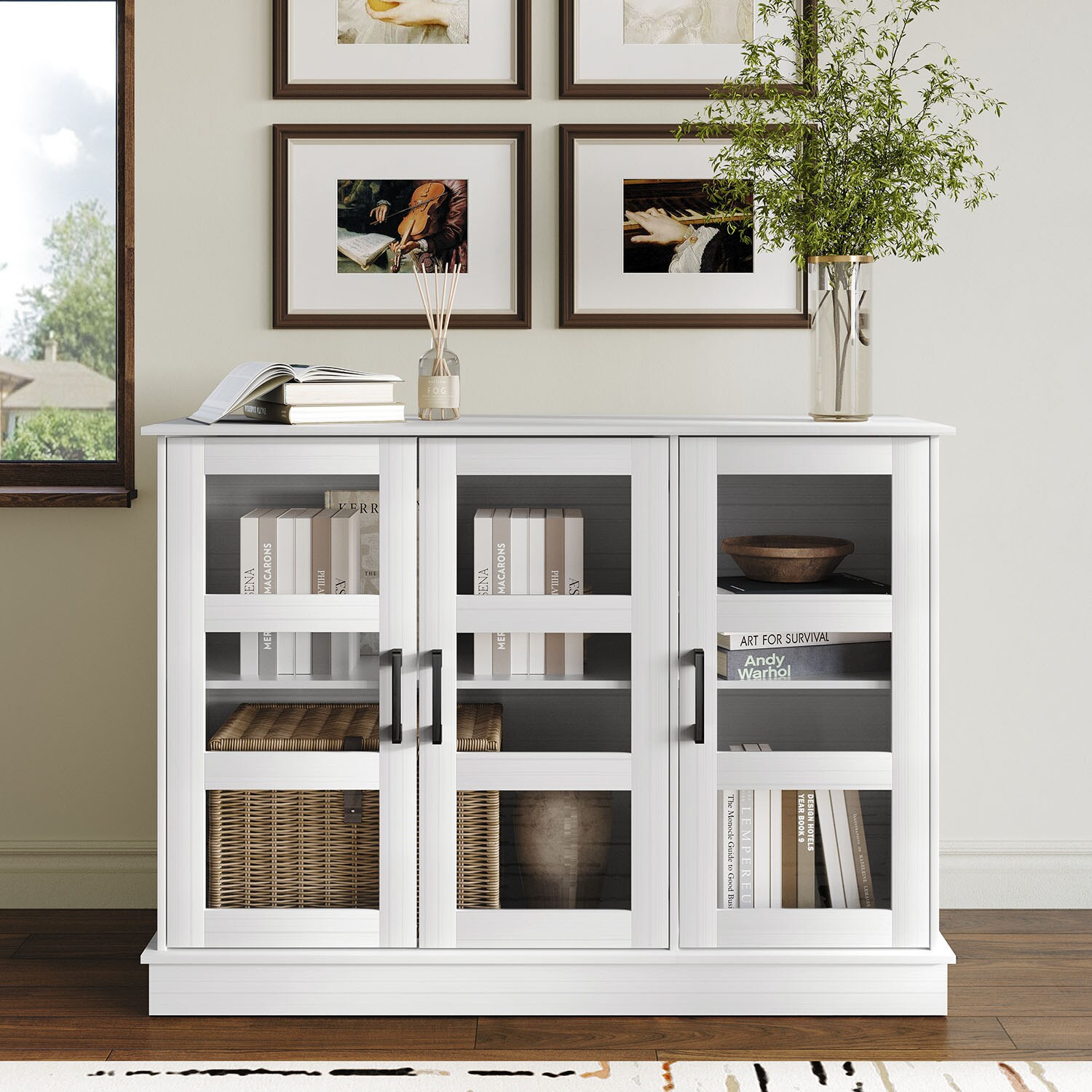 ChaletPosh C4013SB-WT Dining-Kitchen-Storarge - View #2