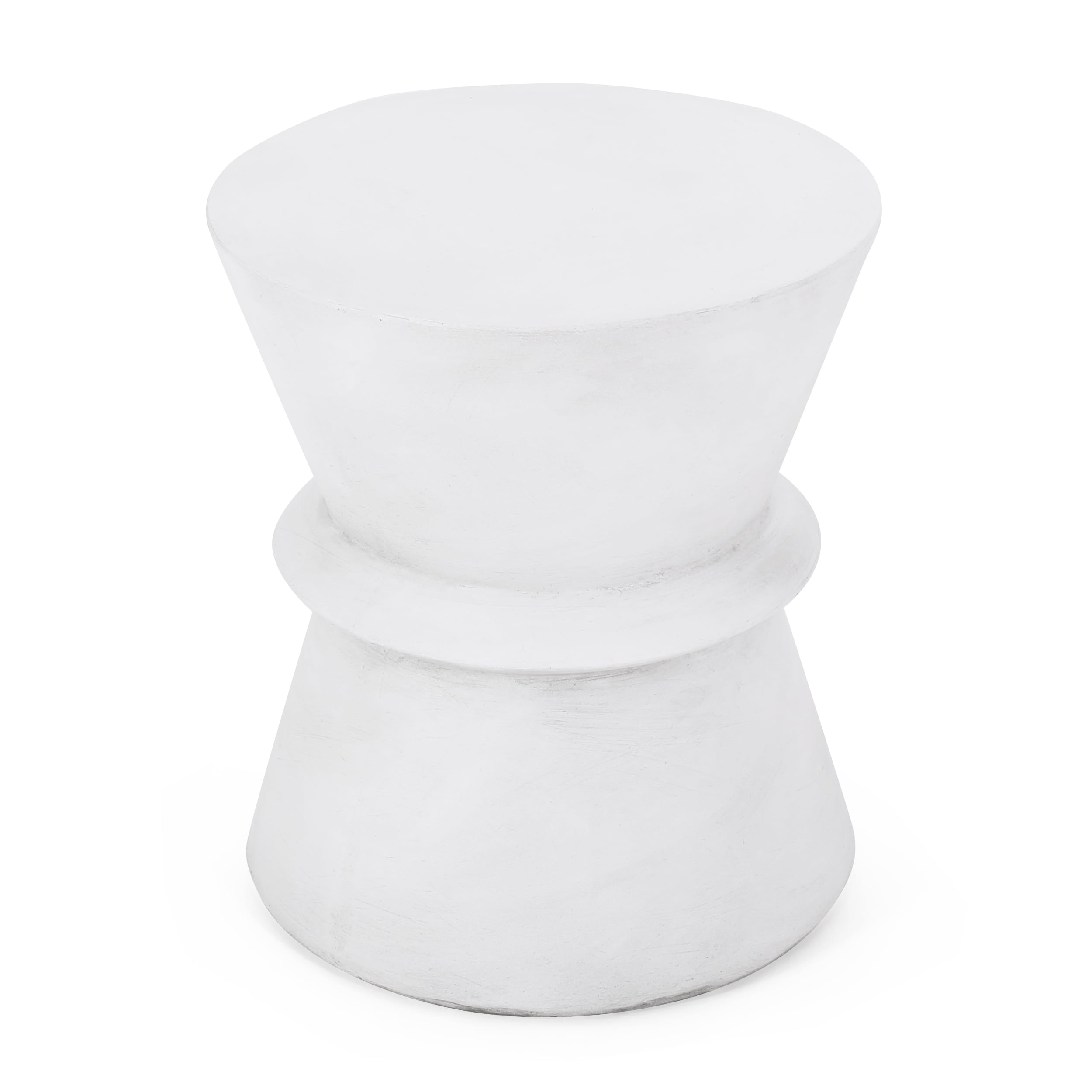 AHIOU HOME ZAAHG-73452ST Ventura Round Outdoor End Table 15.5-in W x 15.5-in L