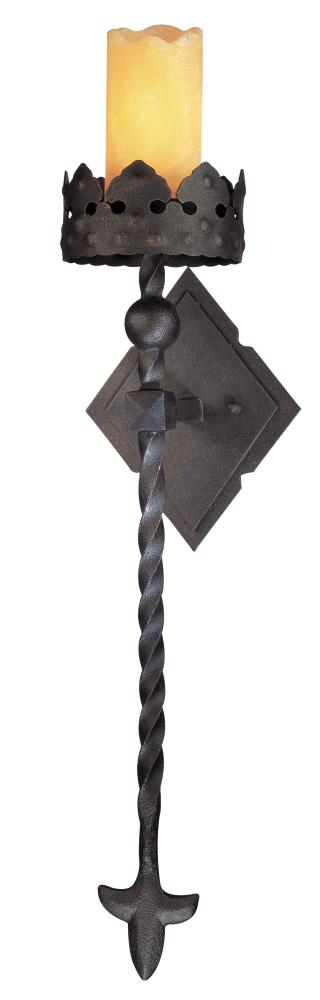 Troy Lighting B2621 Corsica 6.75-in W 1-Light Corsican Bronze Rustic Wall Sconce