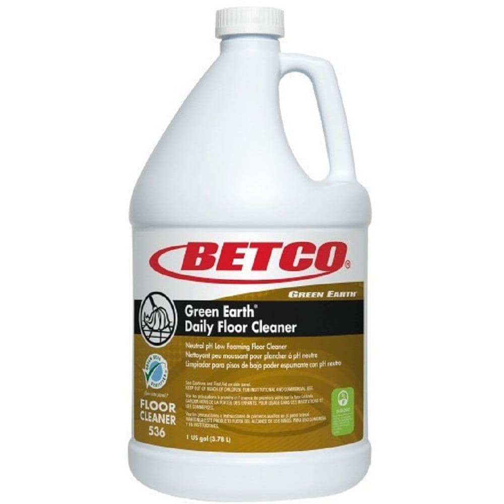 Daily Floor Cleaner - Concentrate Liquid - 1 gal (128 fl oz) - Yellow Eco-Friendly Floor Cleaner (1-Pack) | - Betco BET5360400