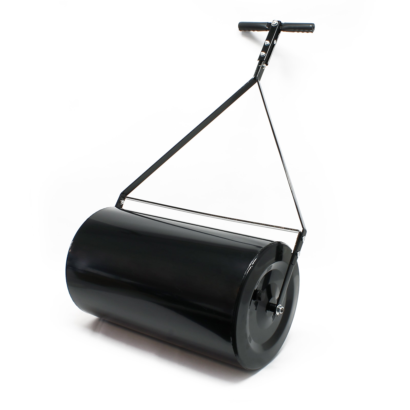 Siavonce XH22201 Combination Push/Tow Poly Lawn Roller with Easy-Turn Tethered Plug, 14 by 24-in 60L/16-Gallon