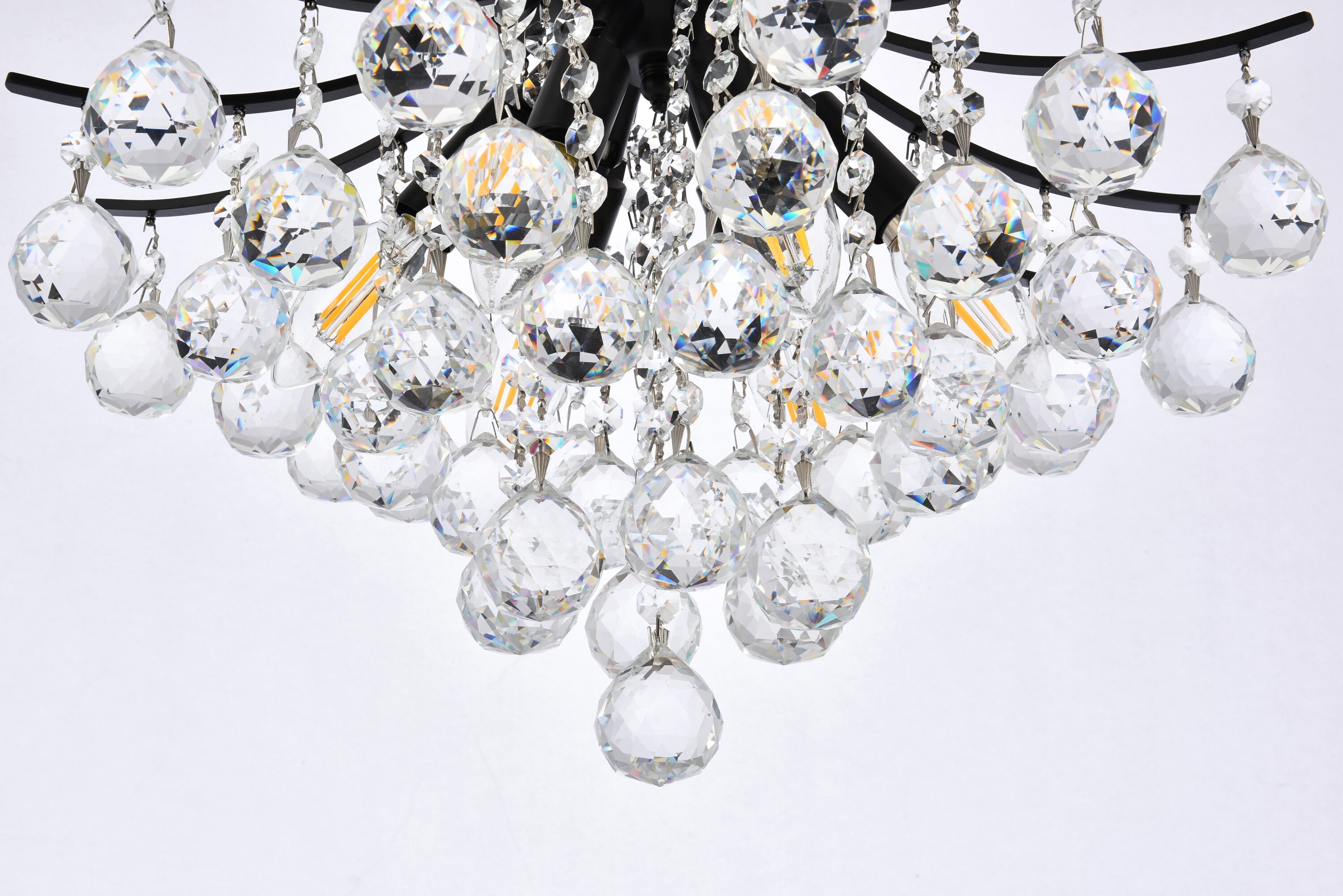 Elegant Decor HFV24000D16BKRC Pendant-Lights - View #4