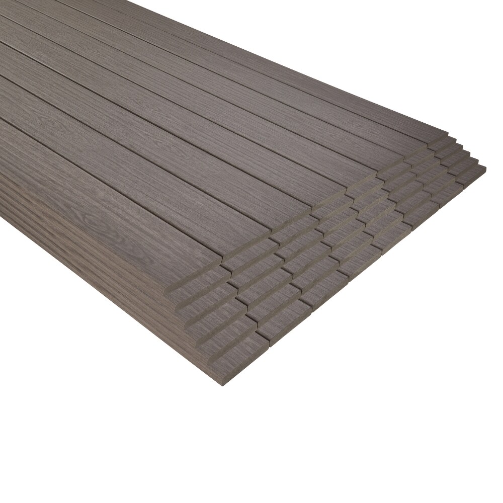Trex WY010620NS48 Signature 1-in x 6-in x 20-ft Whidbey Square Composite Deck board 48 -Pack