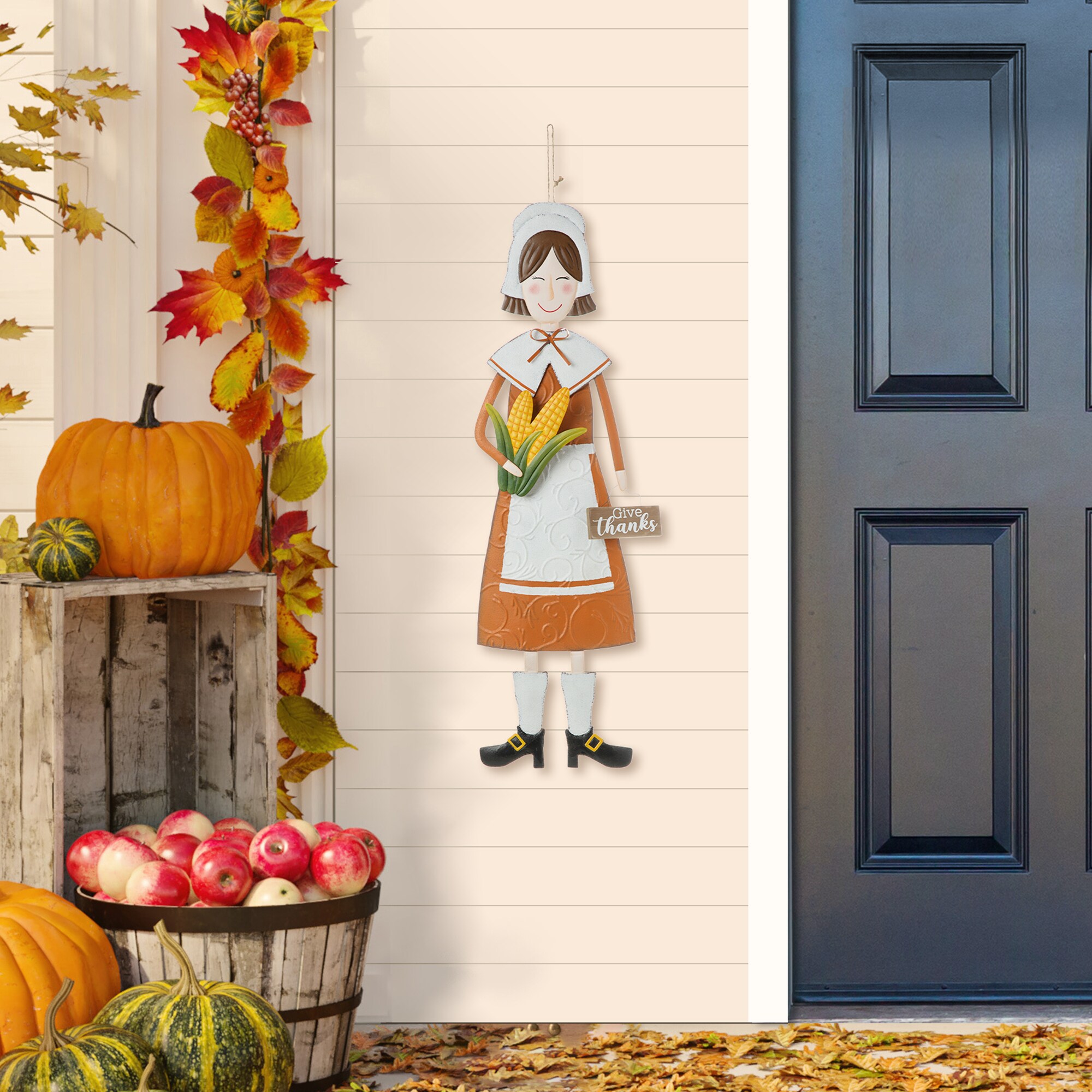 Glitzhome 2020300014 Outdoor-Thanksgiving-Decor - View #4