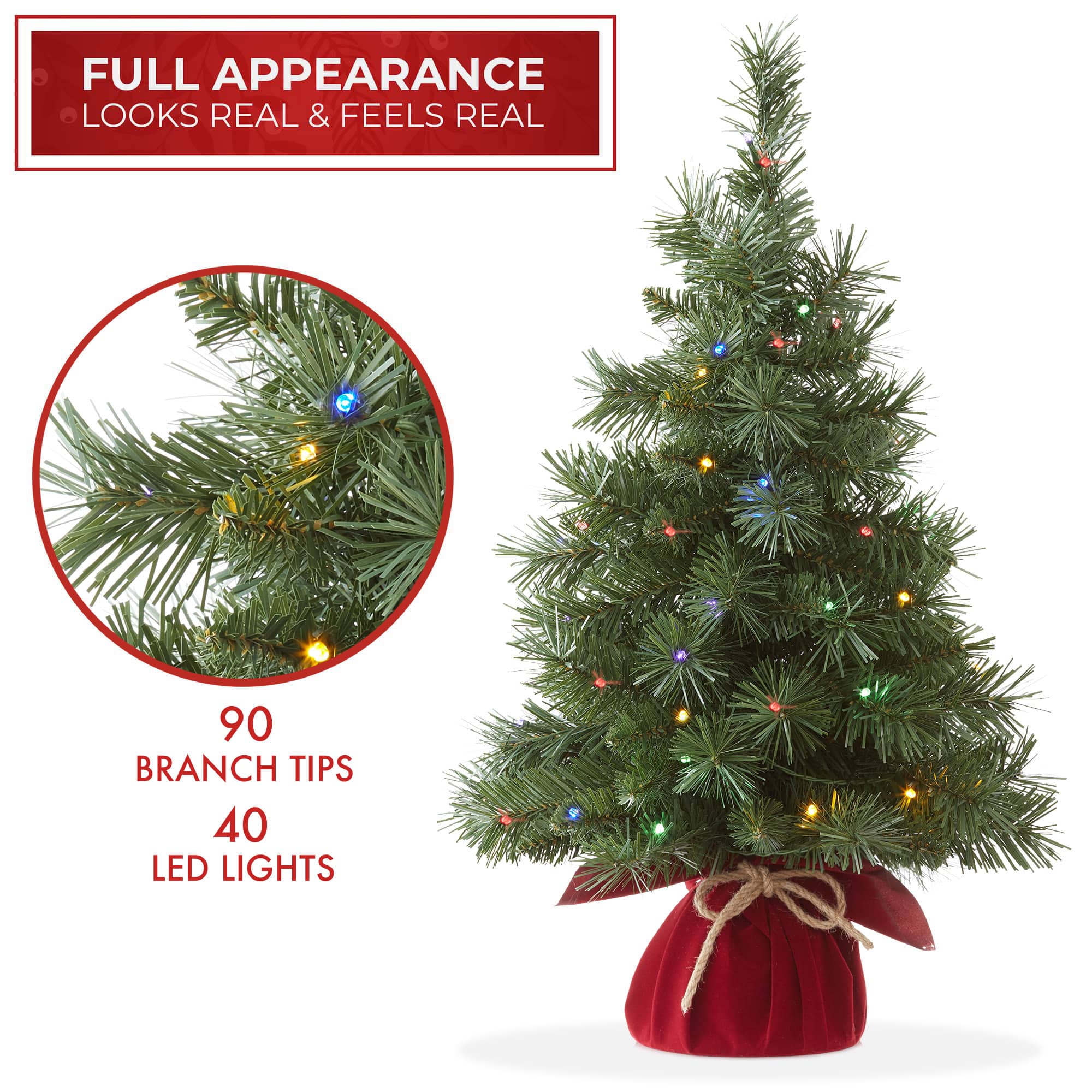 Casafield SZN-TR-612L-MLT Artificial-Christmas-Trees - View #4