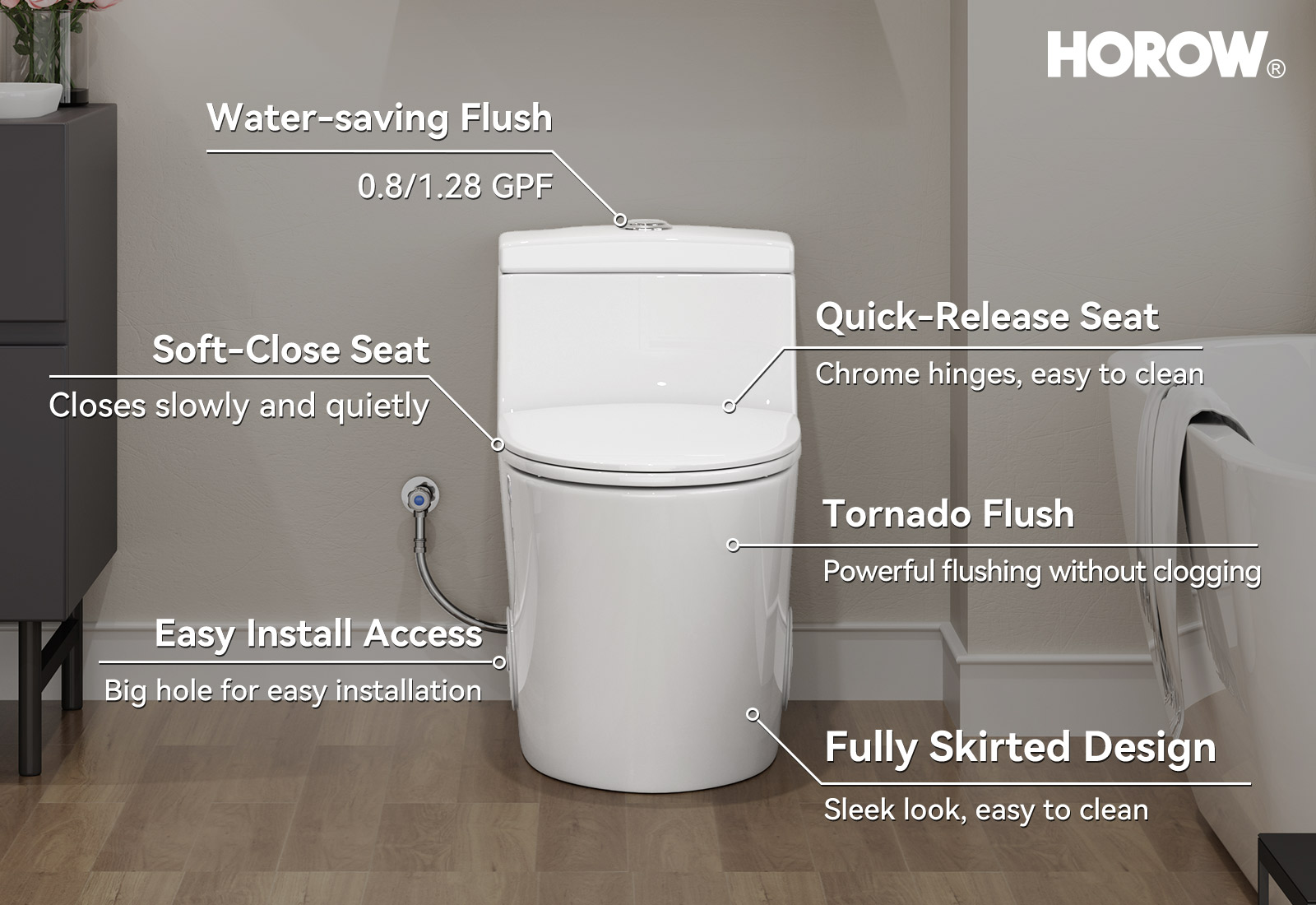 HOROW HR-0080 toilets - View #4
