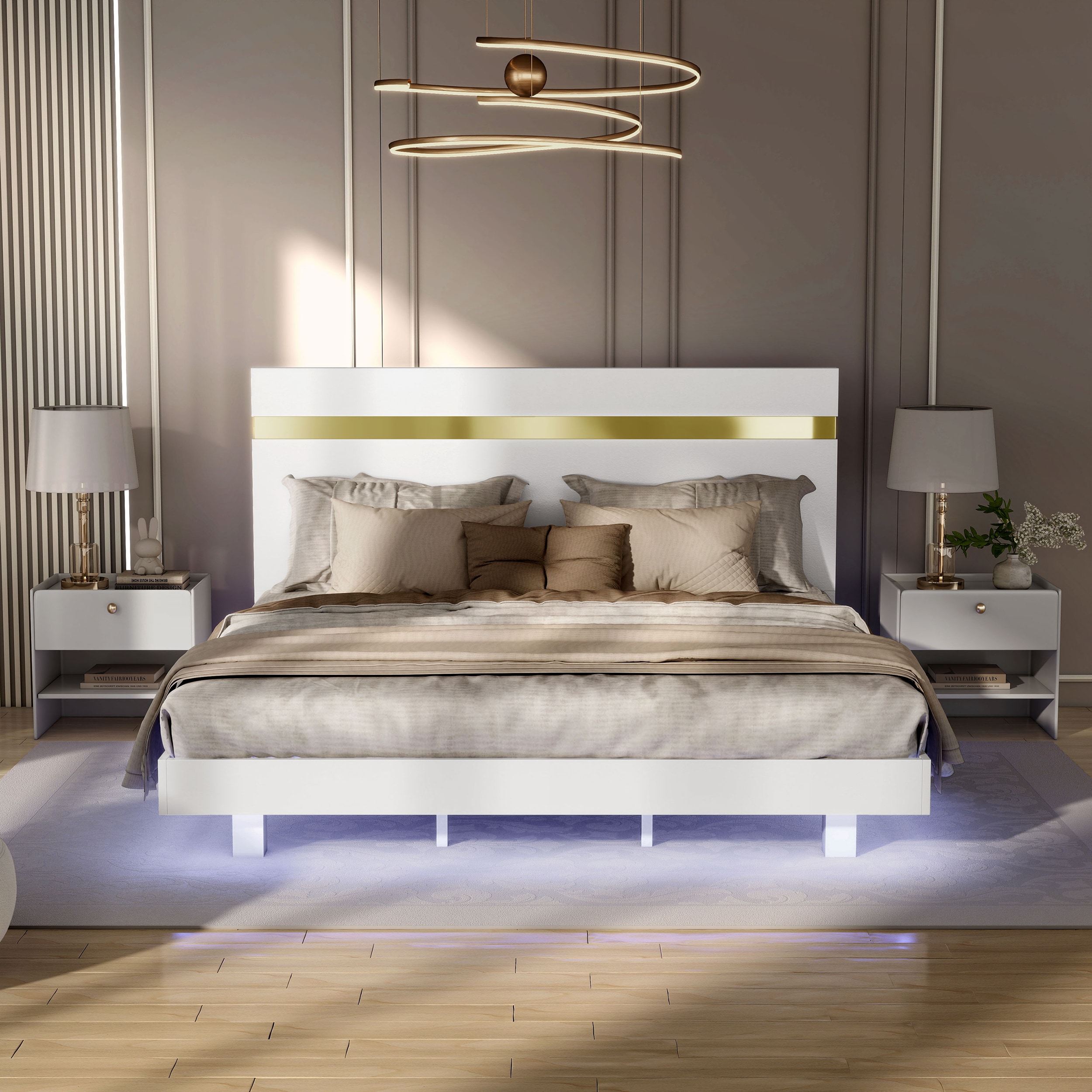Furniture of America IDF-N7217WH-F beds - View #3