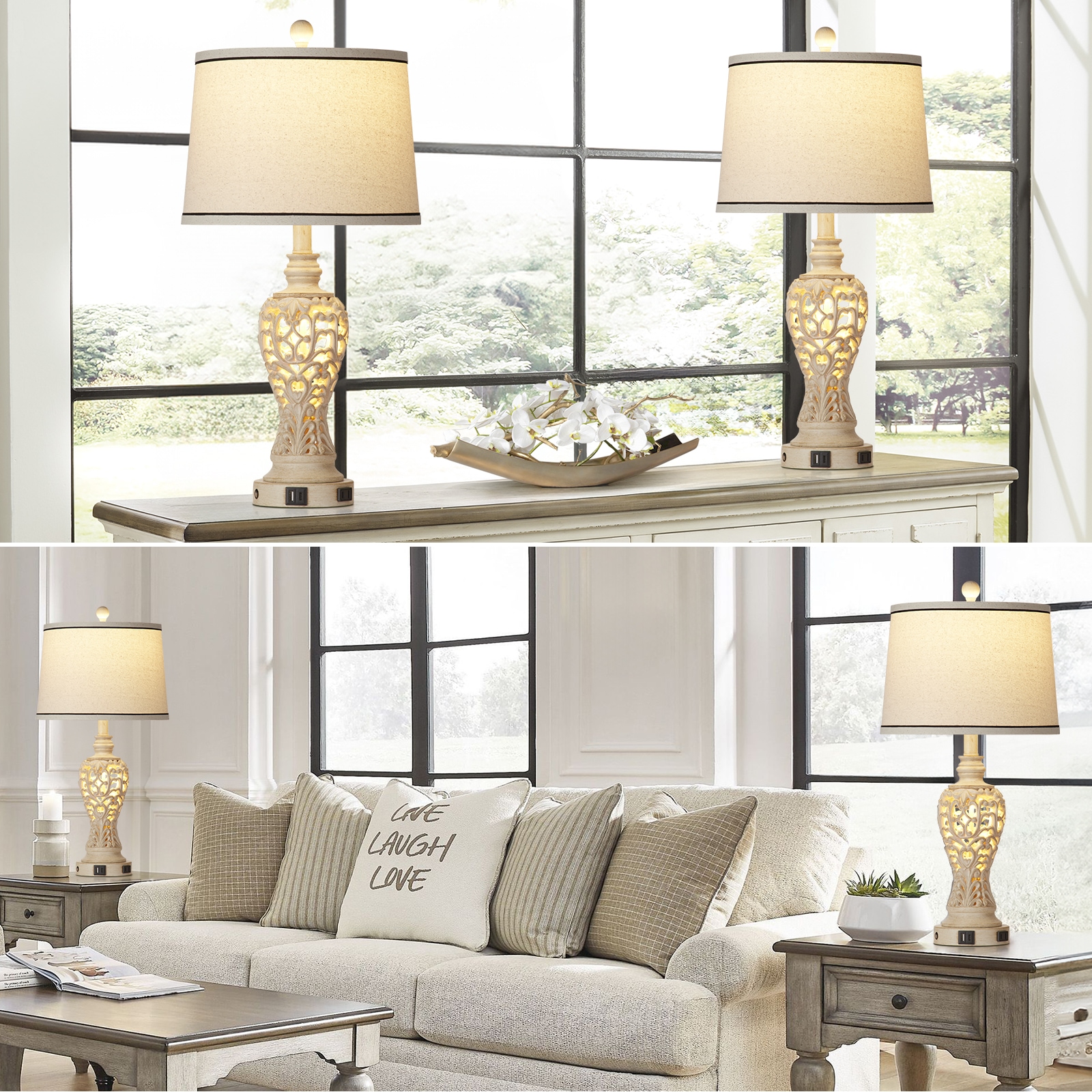 UrFurnishings TD-302 Table-Lamps - View #3