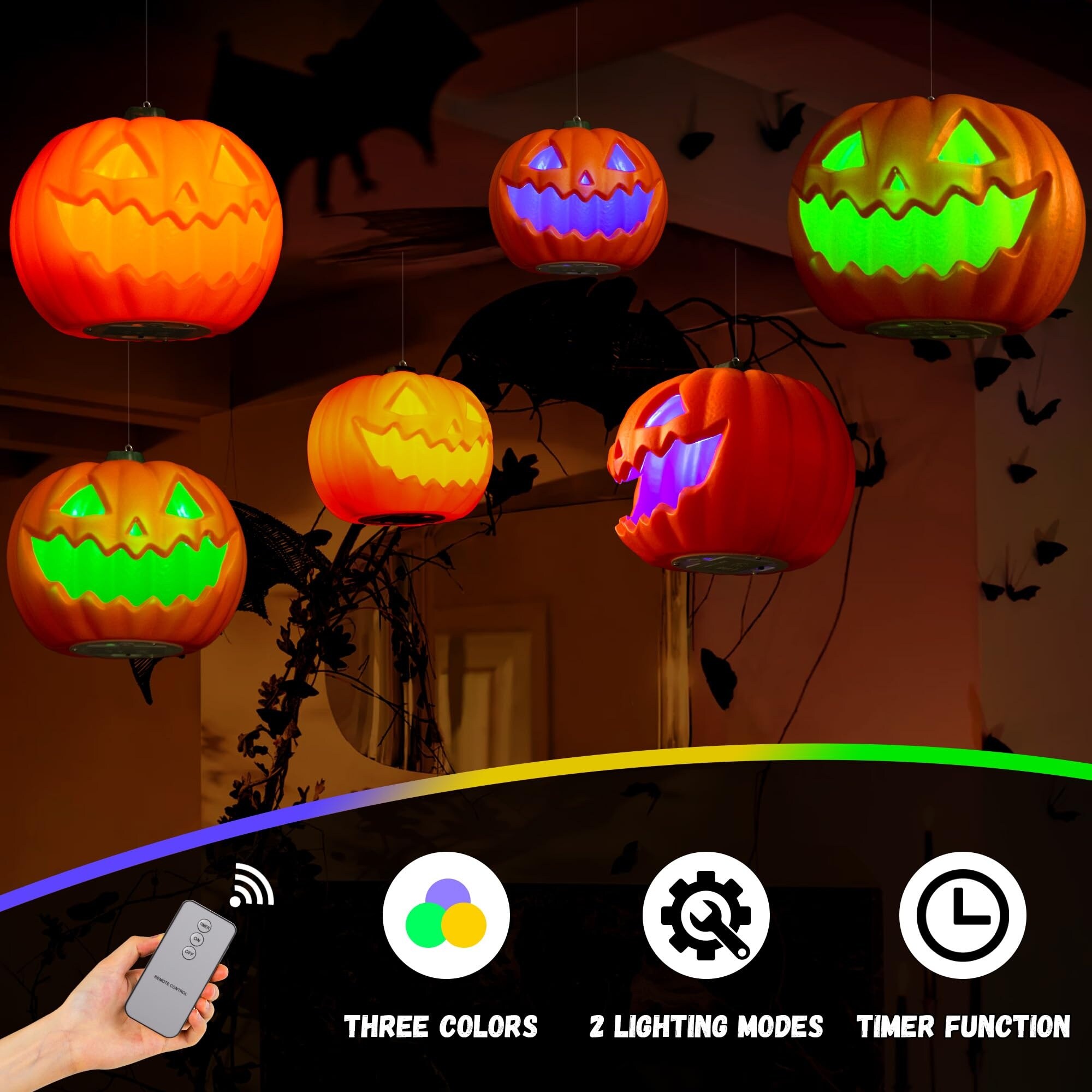Numhew NHDREW403617 Halloween-String-Lights - View #5