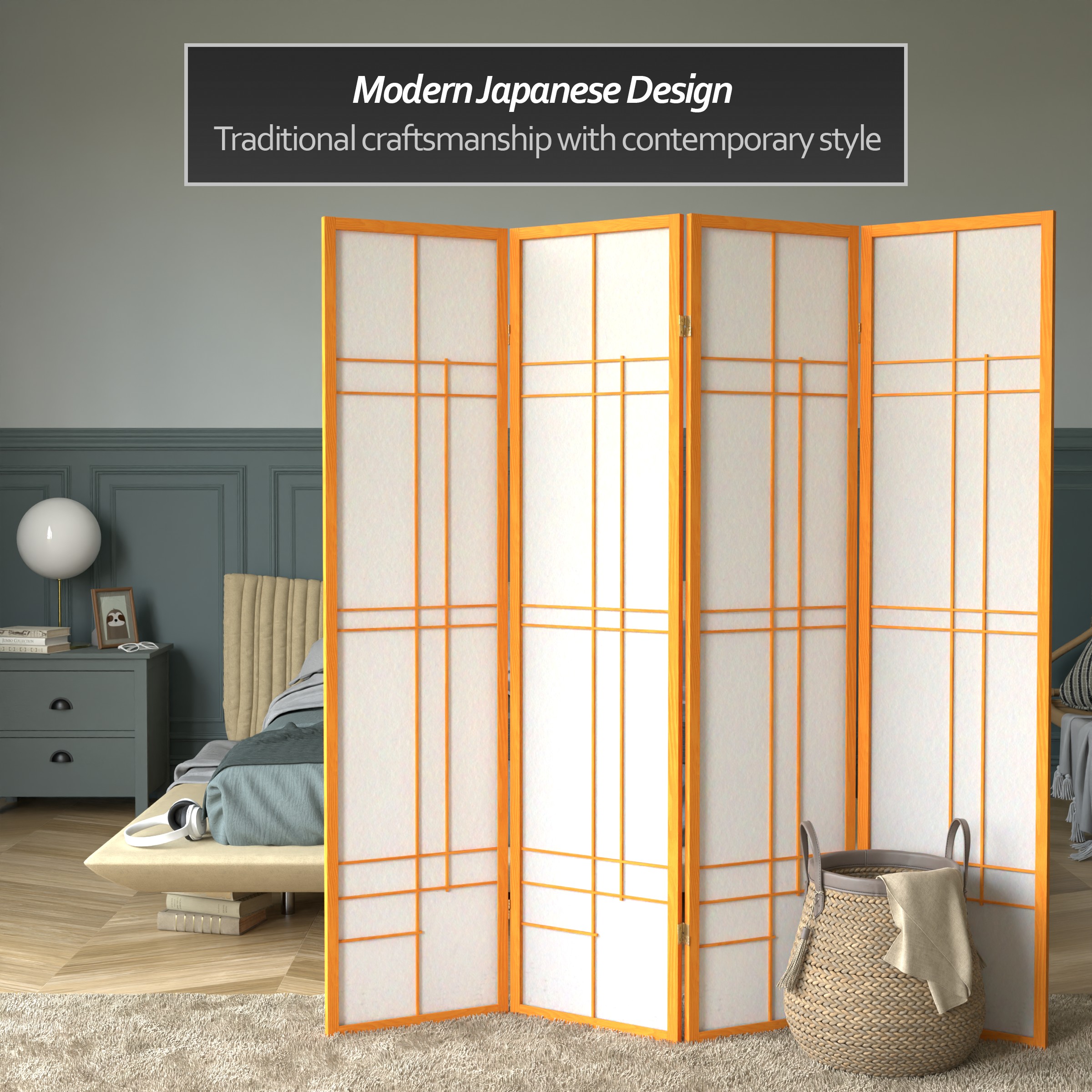 Red Lantern CEUD-4P-HON Indoor-Privacy-Screens - View #4