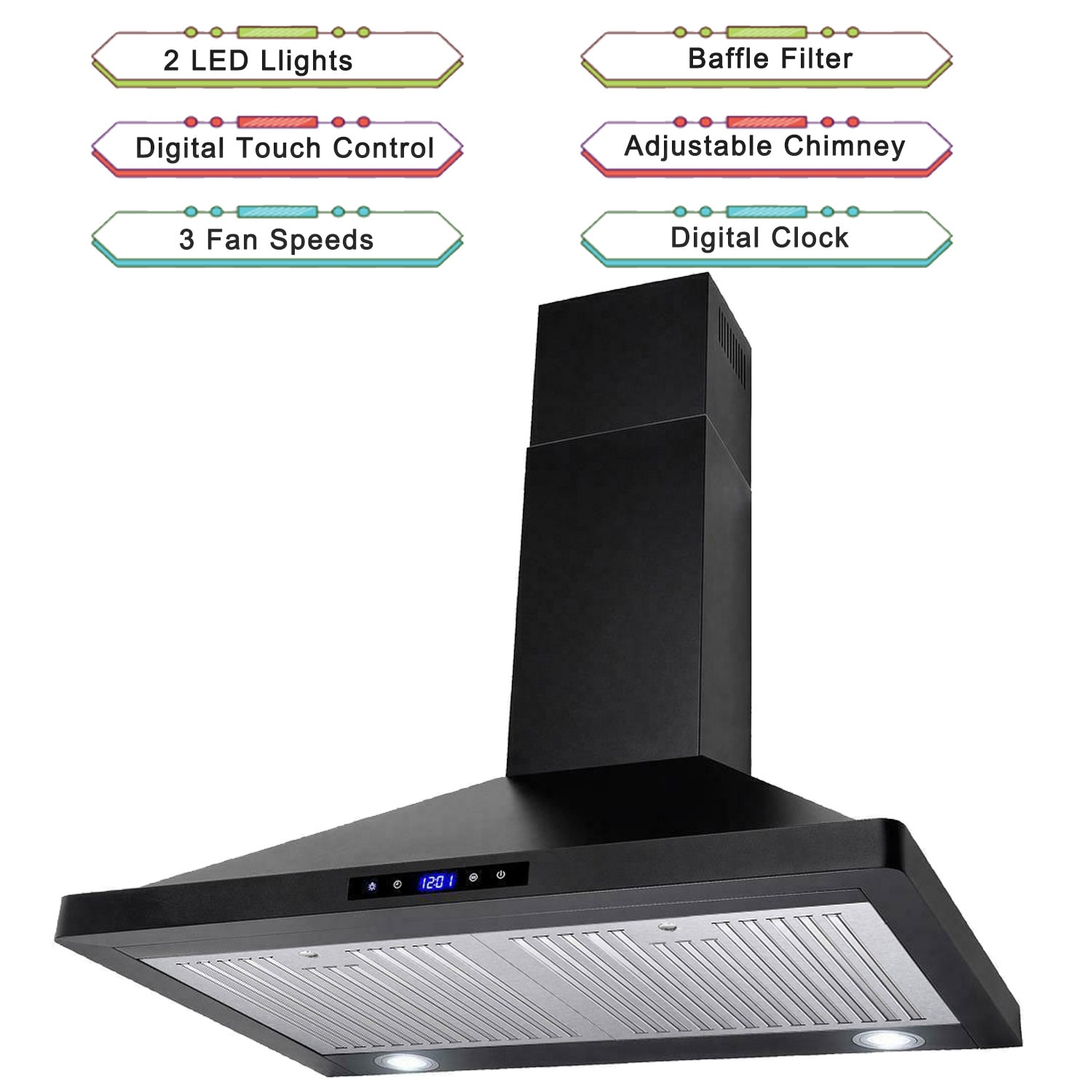 Maocao Hoom BH-P36CV Wall-Mounted-Range-Hoods - View #6