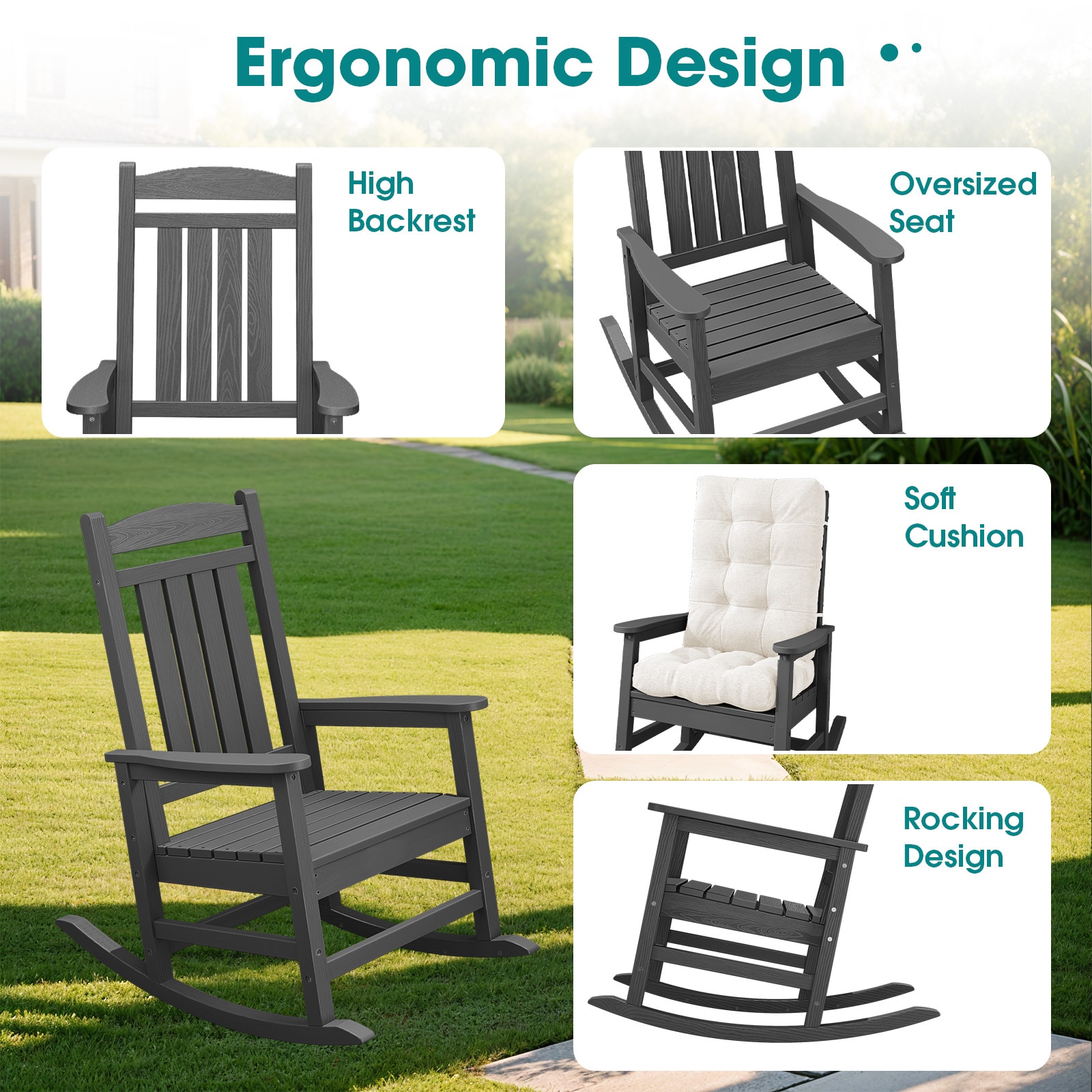 JEAREY 03YY-DZ-GB Patio-Chairs - View #2