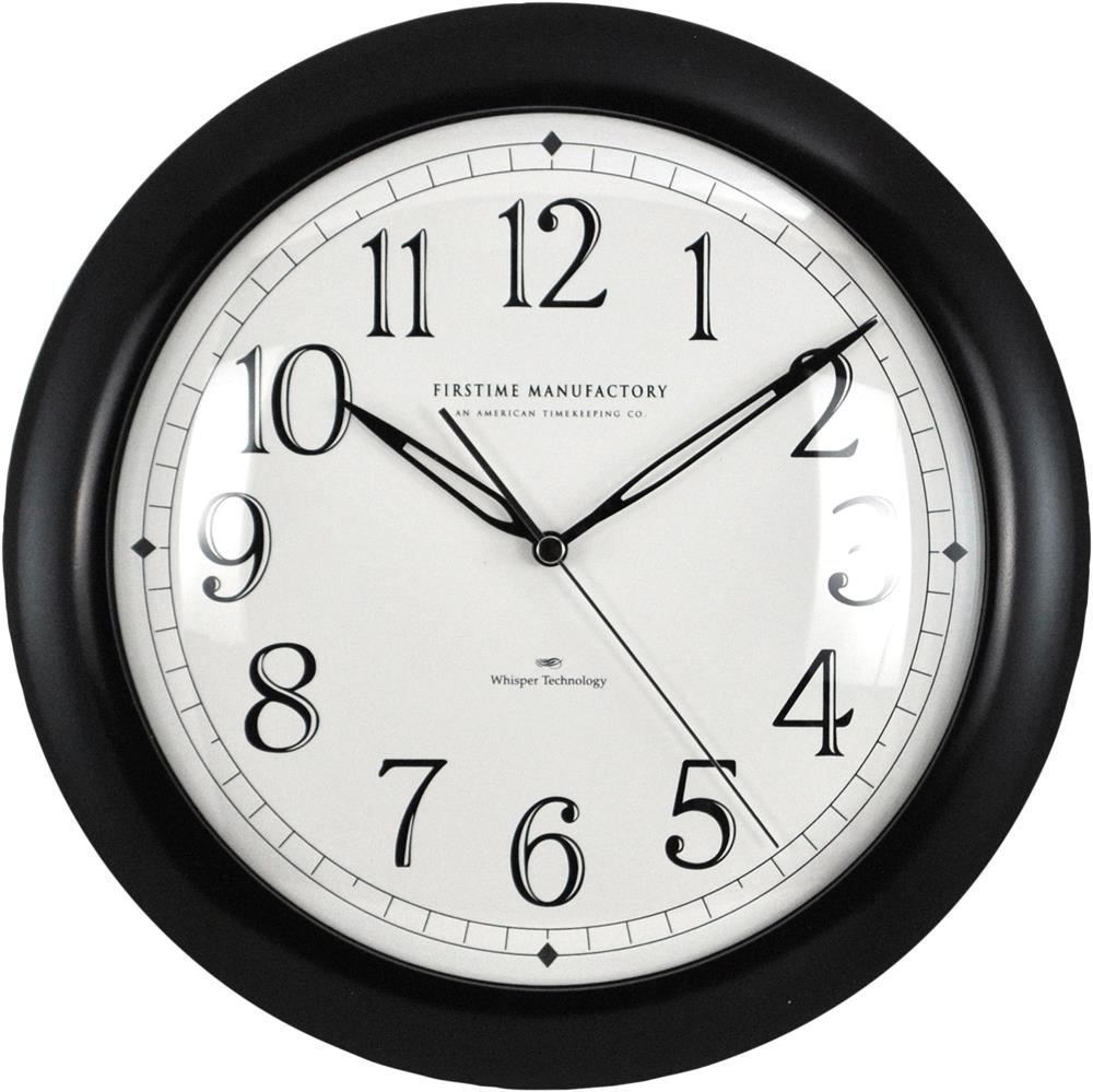 FirsTime FirsTime and Co.® Black Slim Wall Clock in the Clocks ...