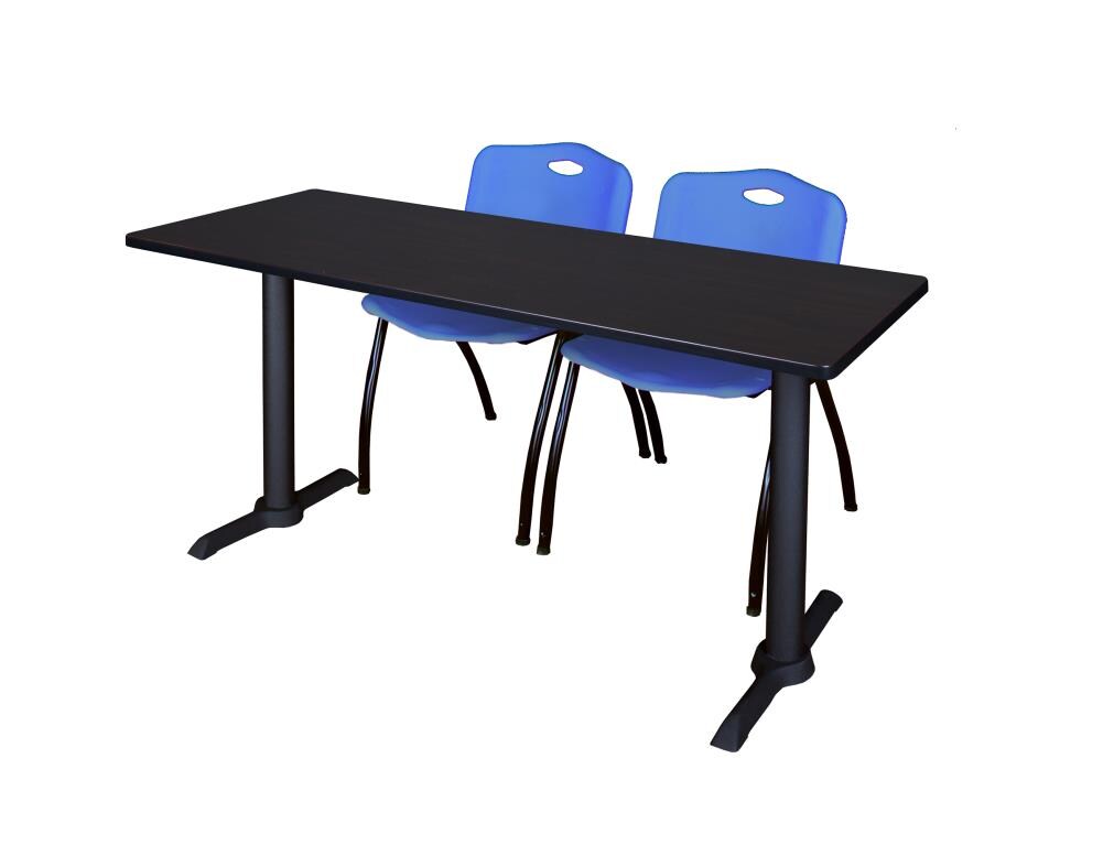 Regency MTRCT6624MW47BE Training Brown 4-Person Training Table (66-in W x 29-in H)