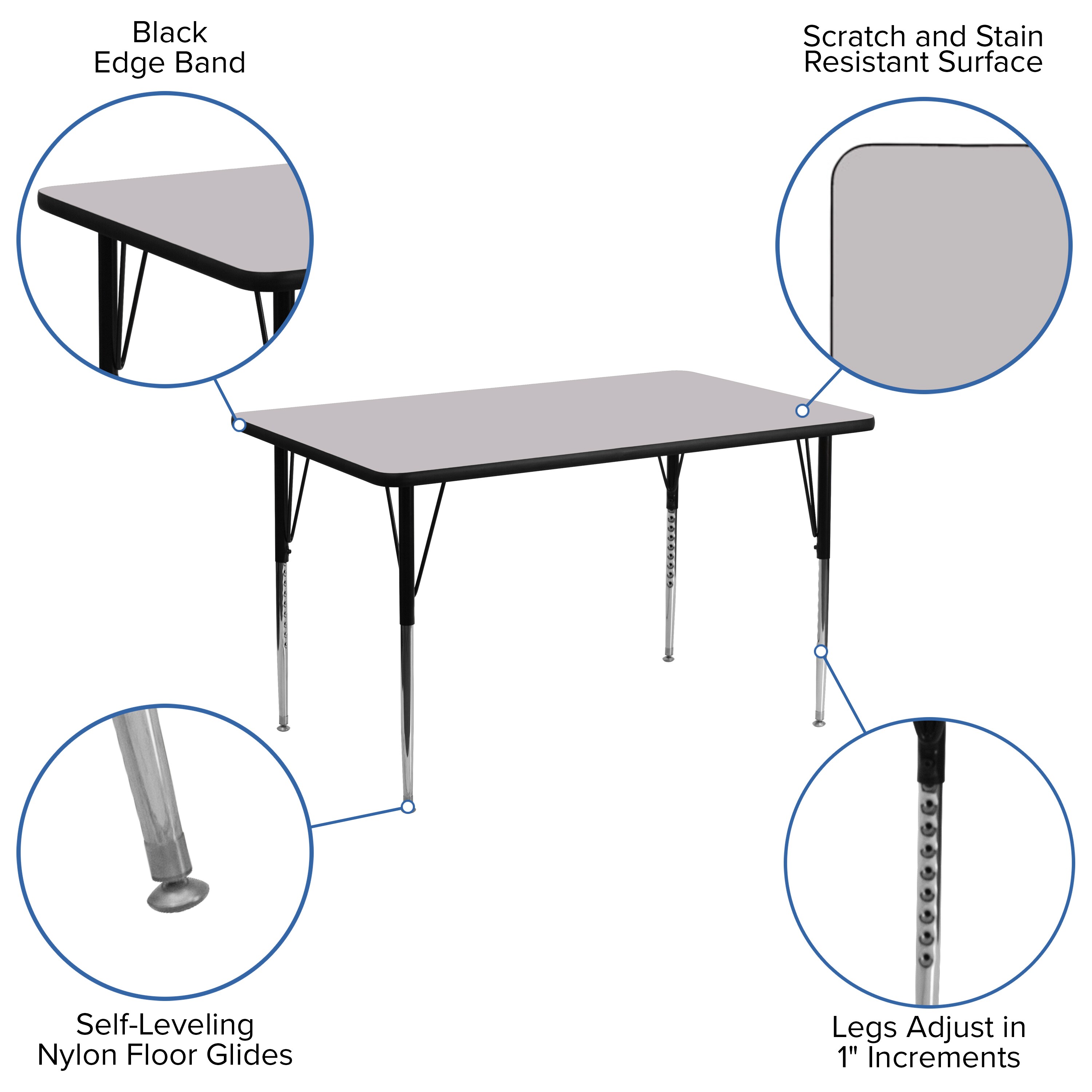 Emma + Oliver 889142719489 Kids-Play-Tables - View #3