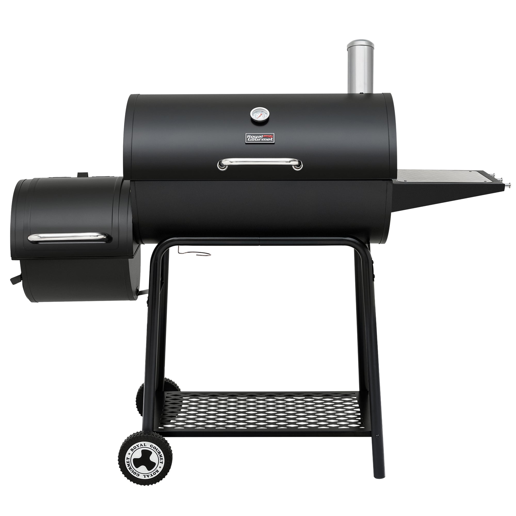 Royal Gourmet 27-in W Black Barrel Charcoal Grill CC1830 Sansujyuku sansujyuku.com