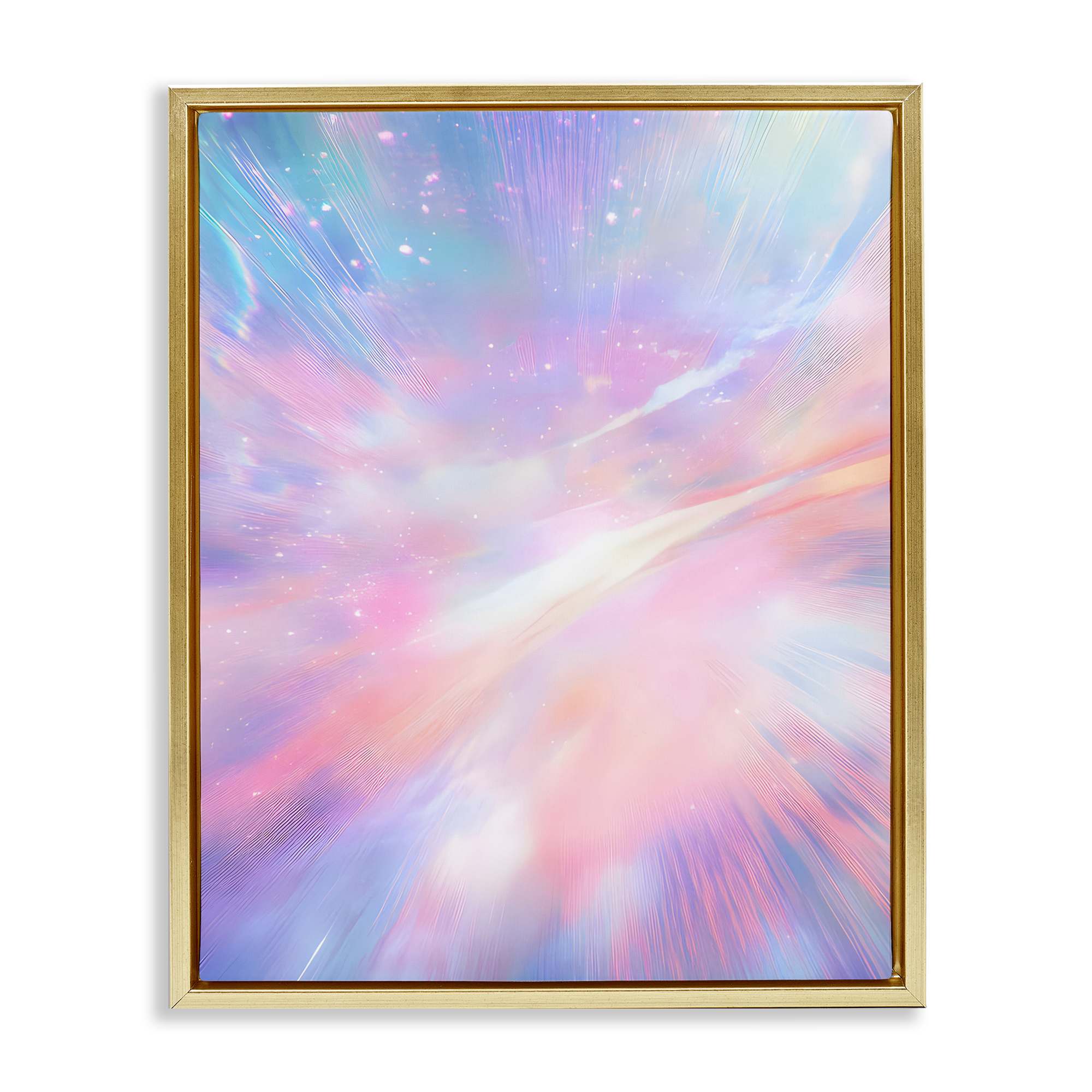 Stupell Industries BT-636-FFG-24X30 Iridescent Nebula Abstraction Floating Frame design by Franklyn Gregory