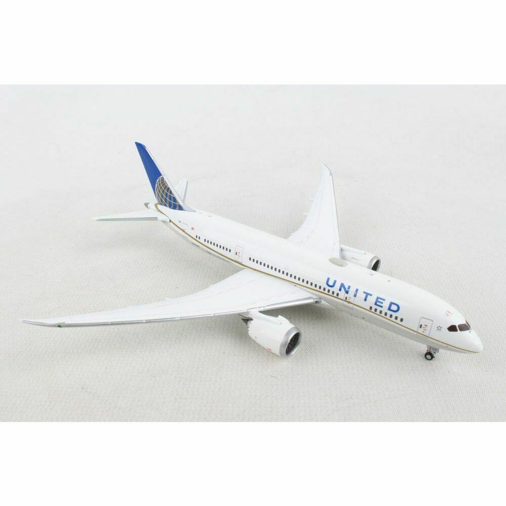 GeminiJets DARON18819  GJ1790 1 by 400 Scale United 787-8 Registration No.N27908 Model Airplane
