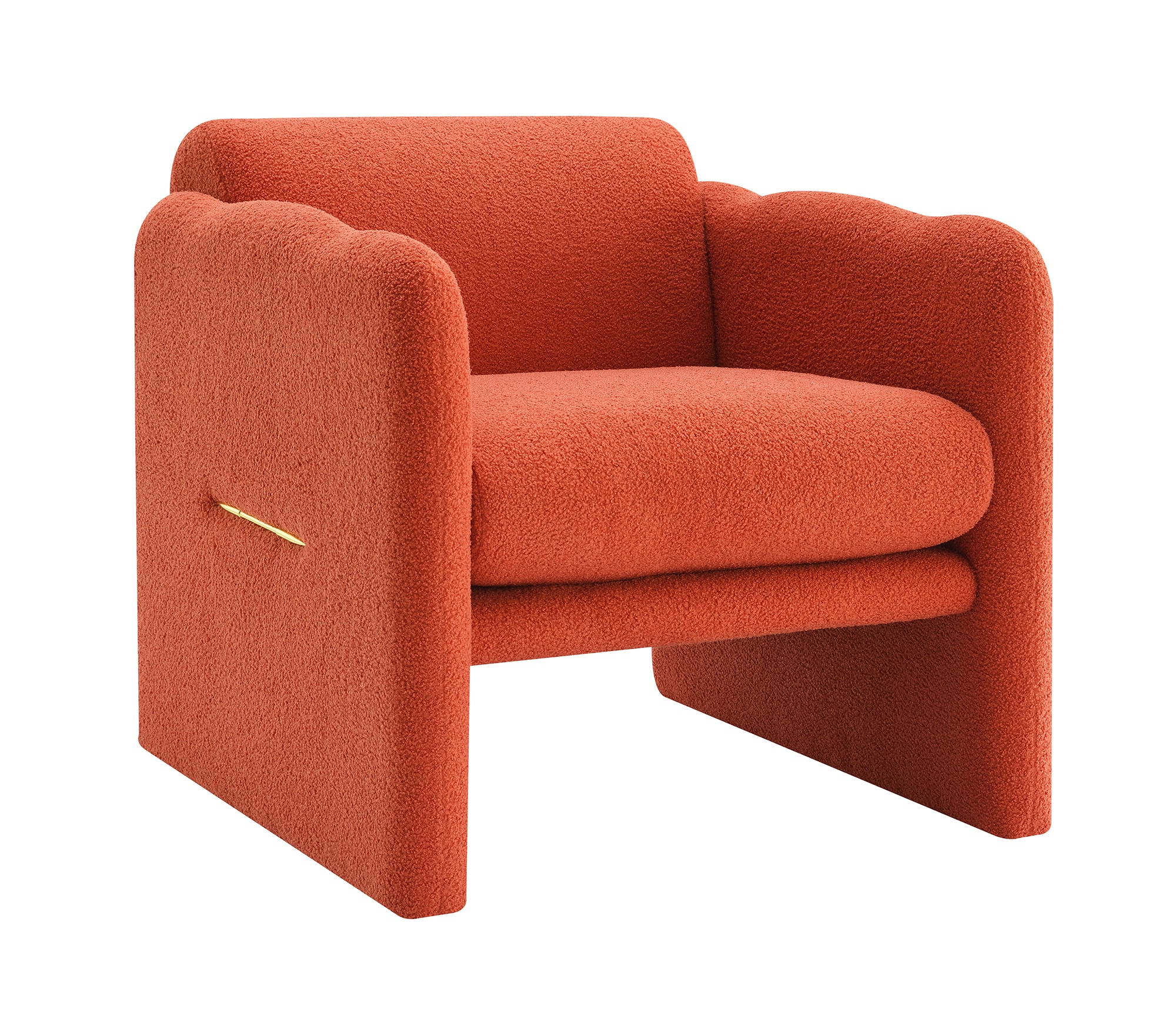 Runesay XI30 Modern Orange Accent Chair