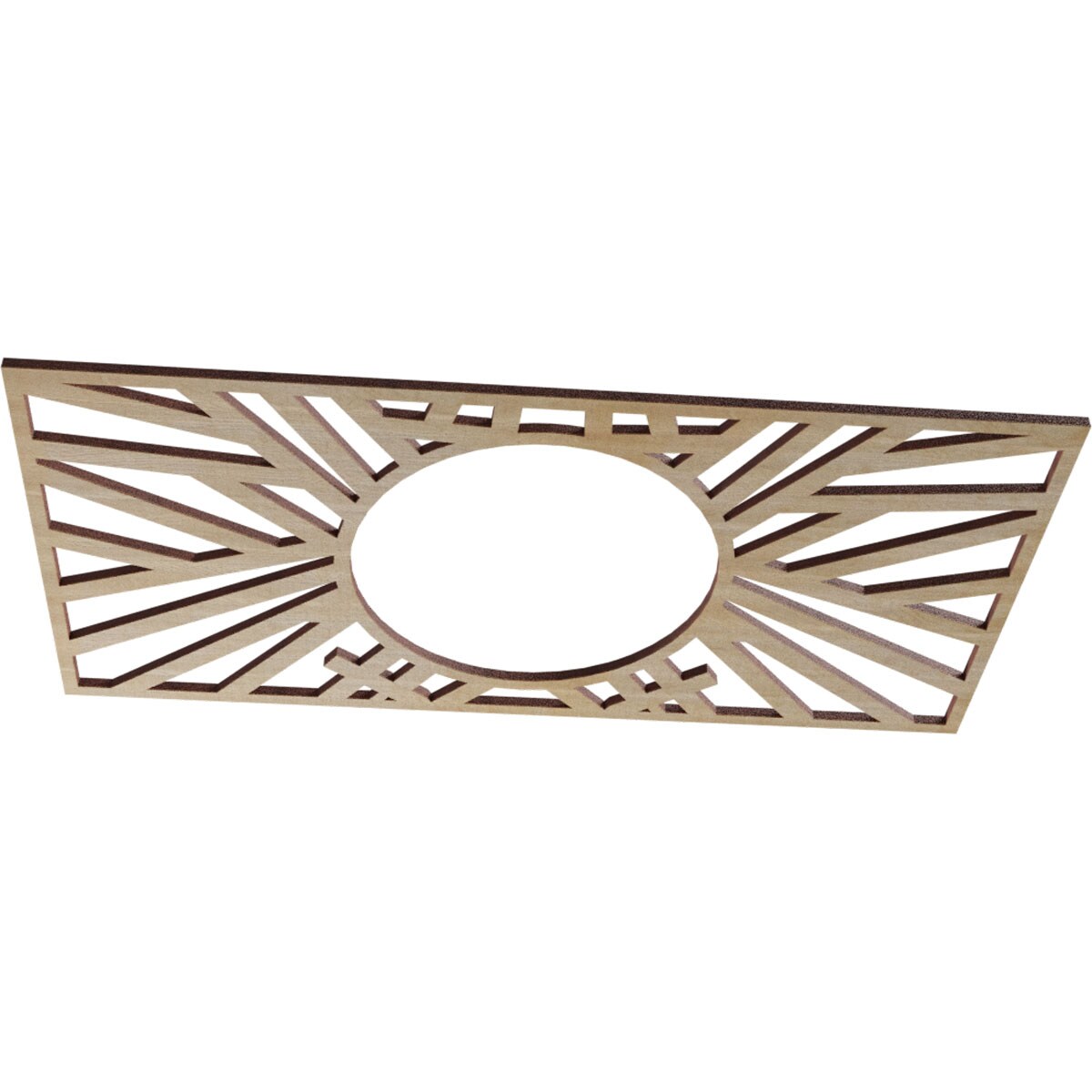 Ekena Millwork CMWP20X10X0250HOHI Ceiling-Medallions - View #2