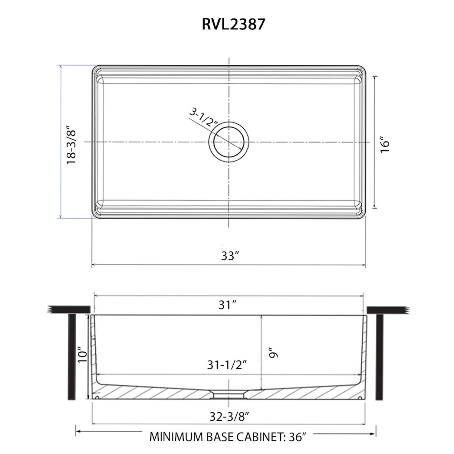 Ruvati RVL2387BK Kitchen-Sinks - View #9