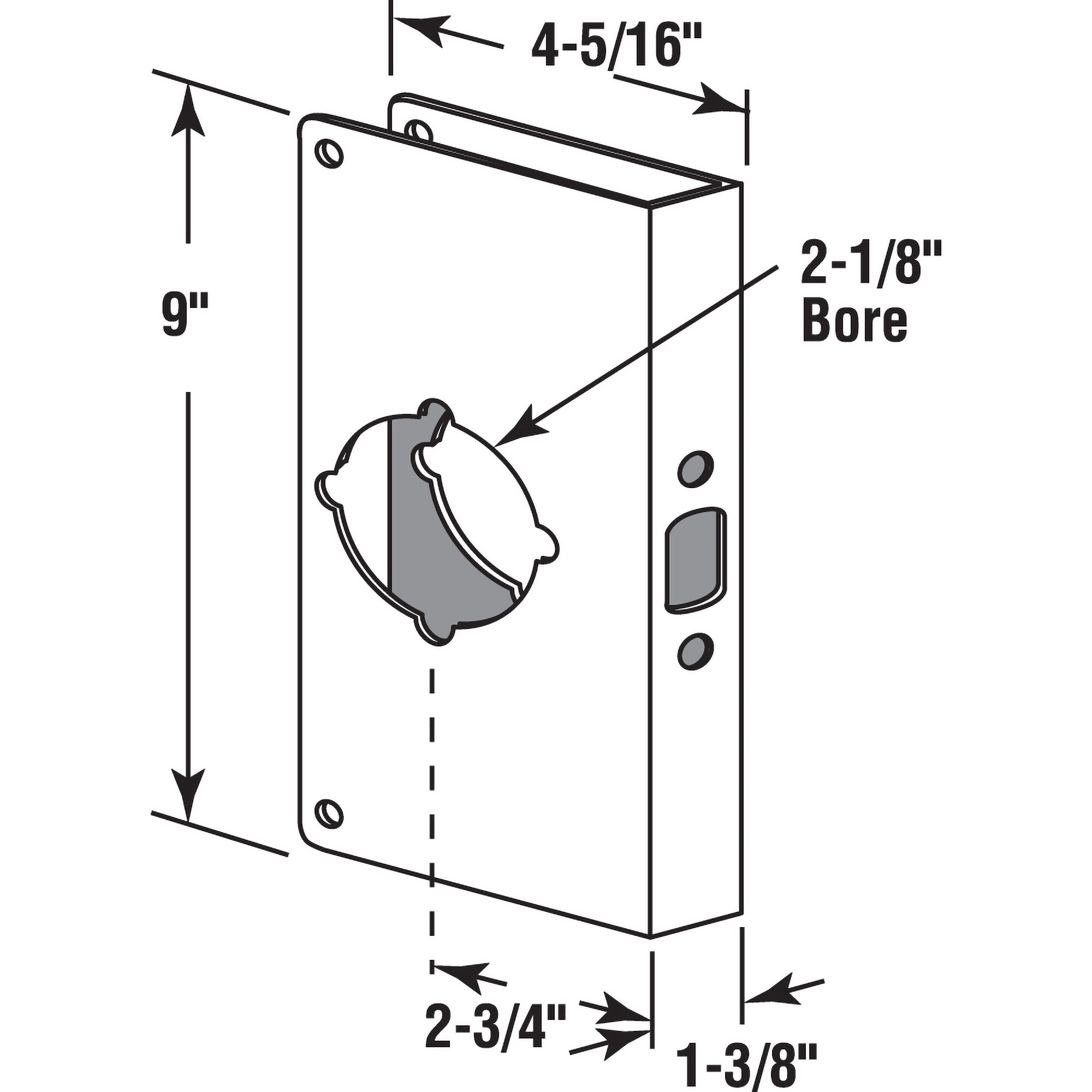 Prime-Line U 9587 Entry-Door-Chain-Guards - View #2