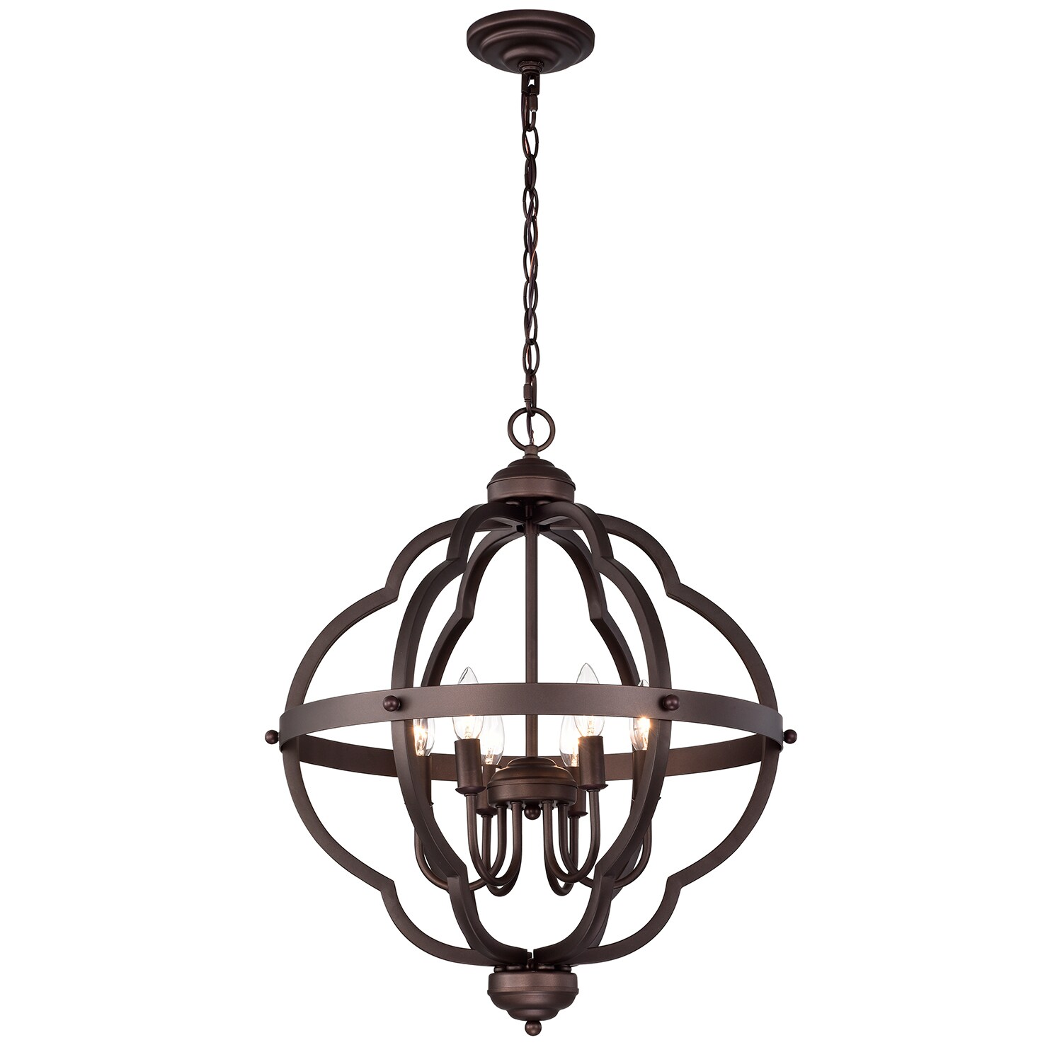 Oil rubbed deals bronze globe chandelier