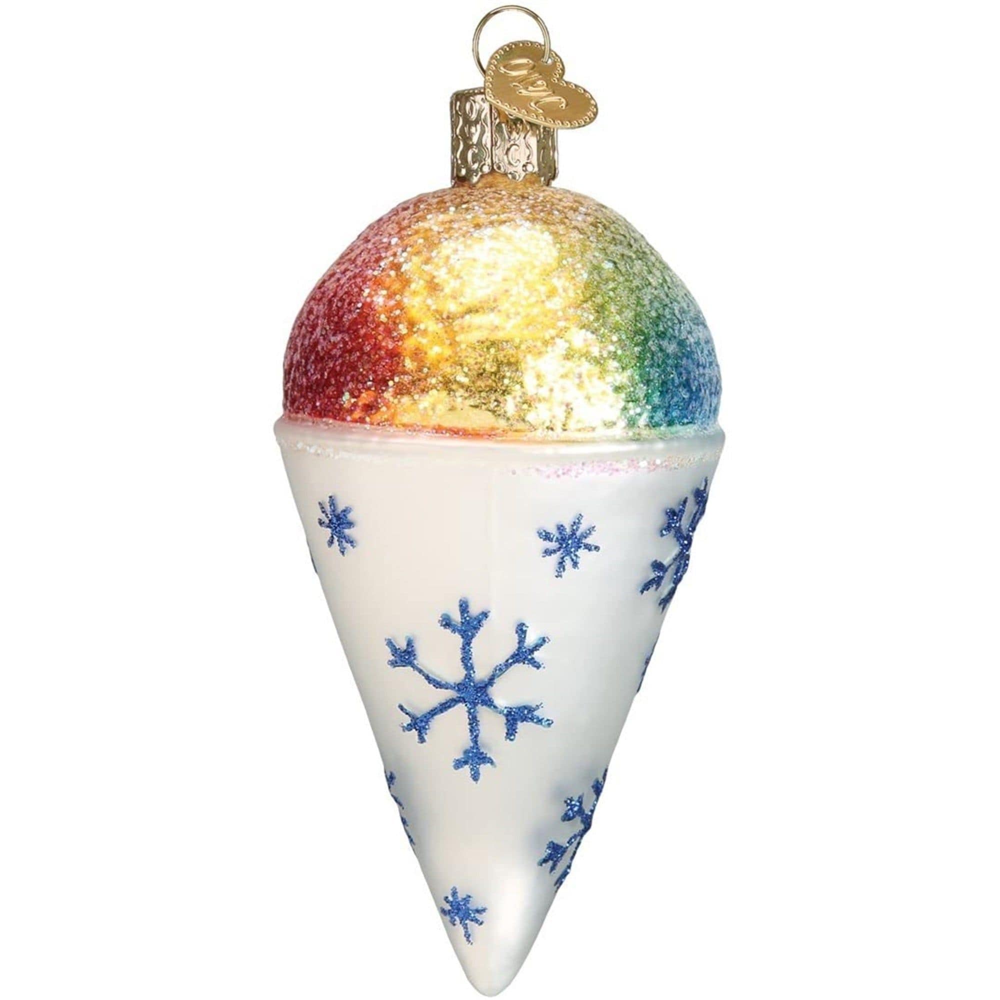 Old World Christmas 729343322548 Blown Glass Ornament for Christmas Tree - Snow Cone