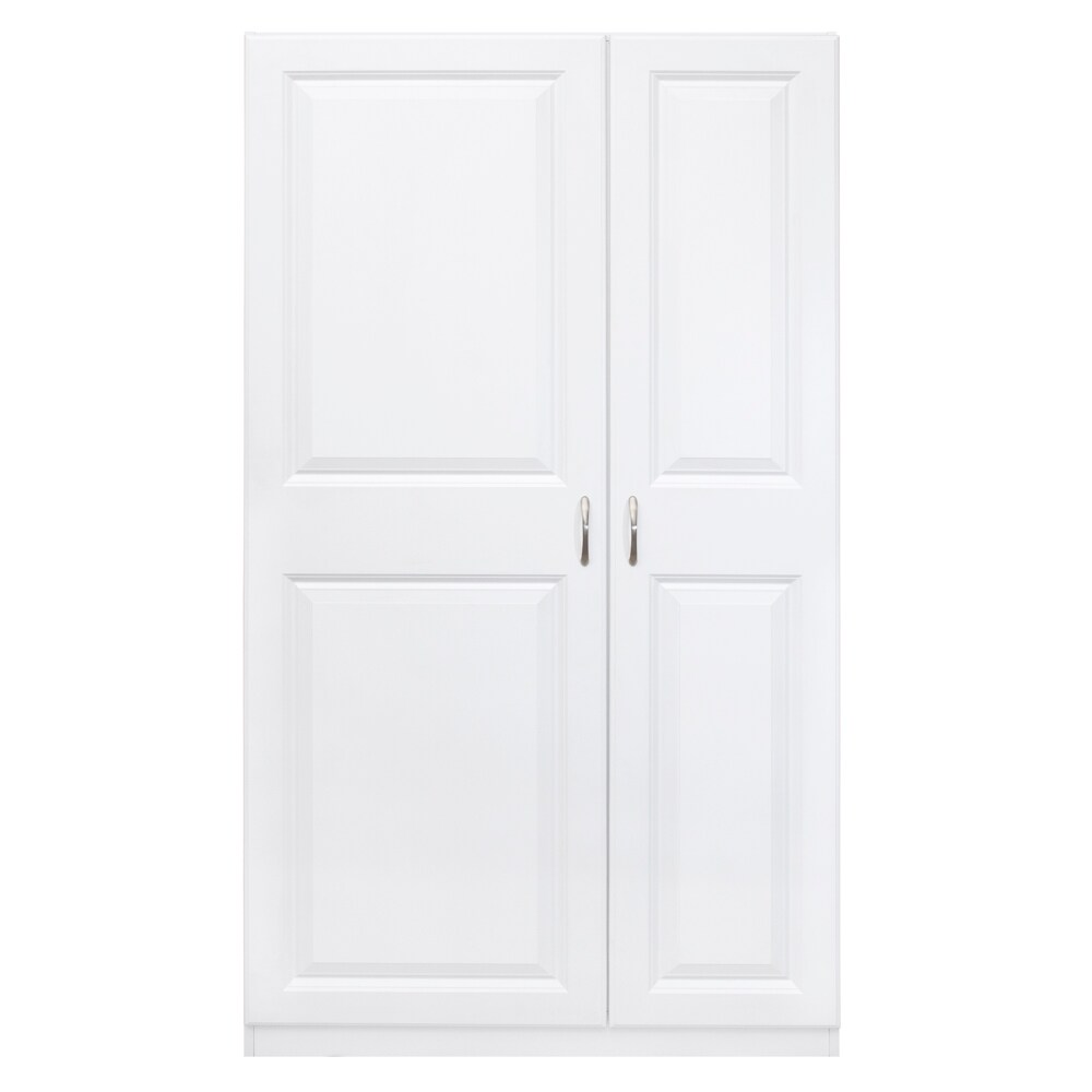 Estate 38.5-in W x 70.375-in H Wood Composite White Wall-mount Utility Storage Cabinet
