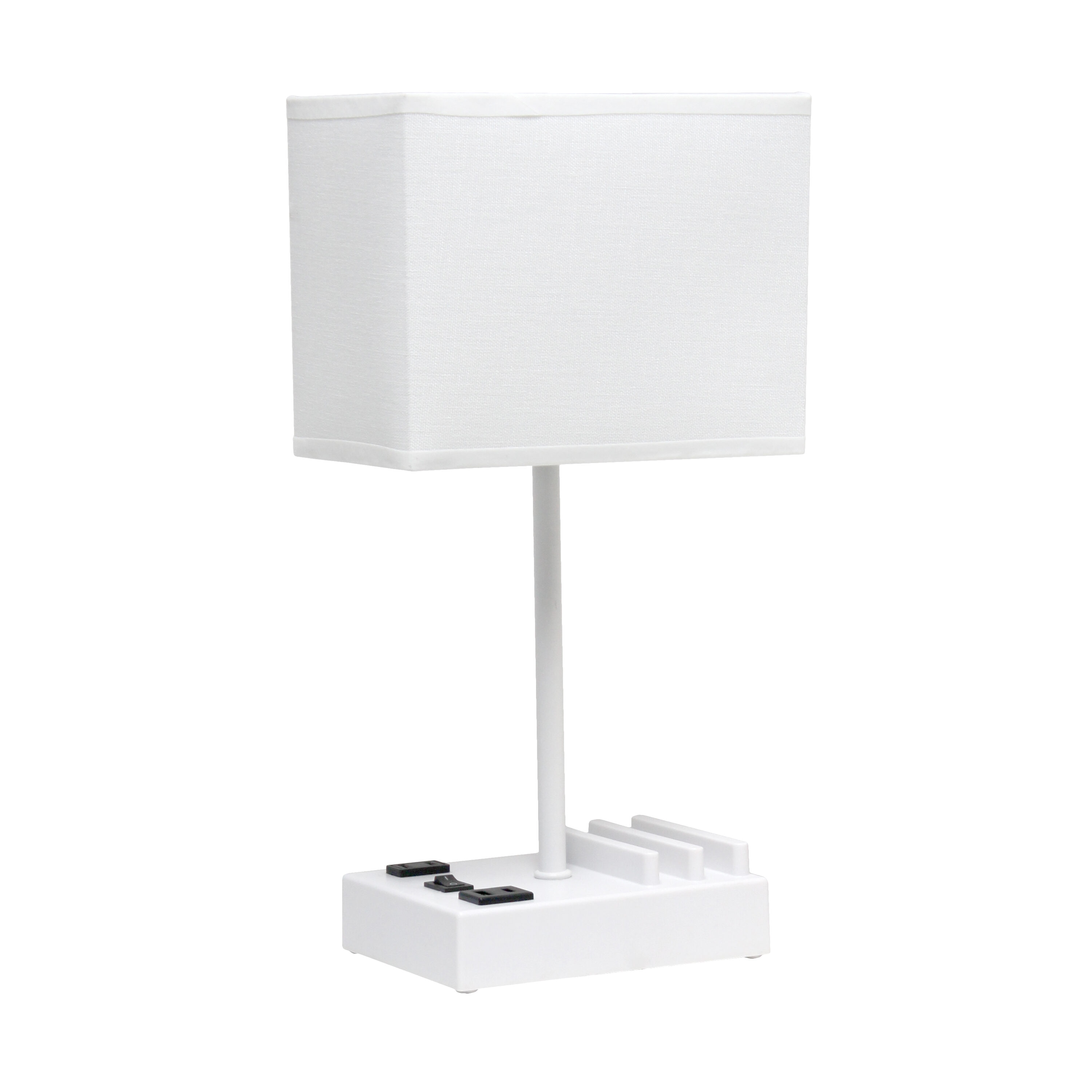 Philips Hue 13.98-in White LED Table Lamp with Plastic Shade in the Table  Lamps department at