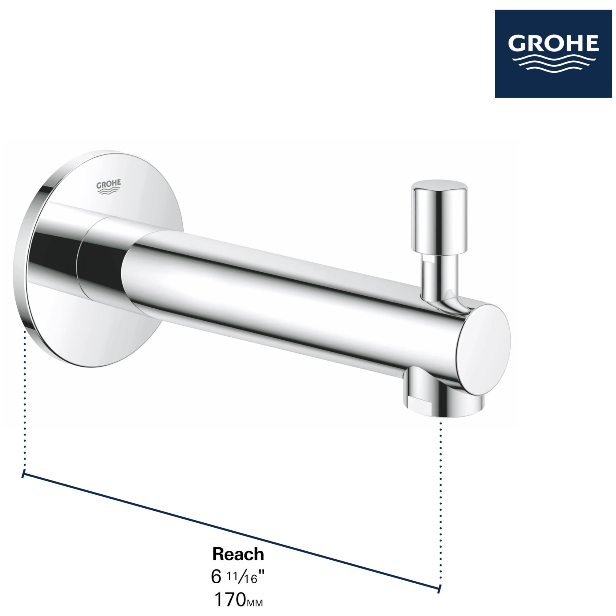 GROHE 13275001 Roman-Tub-Faucets - View #2