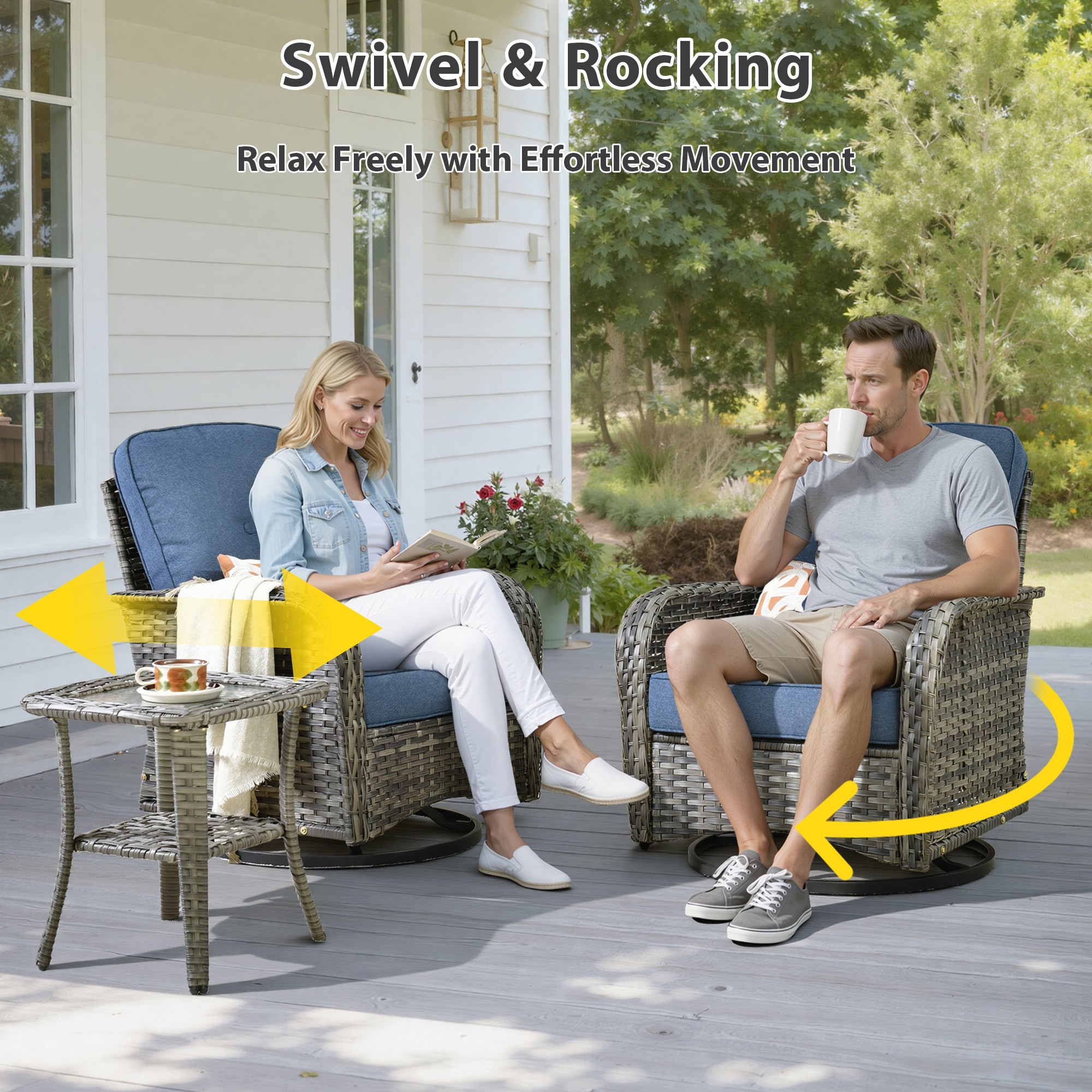 weaxty HMBCFP54YZGNCGNTC307 Patio-Conversation-Sets - View #4