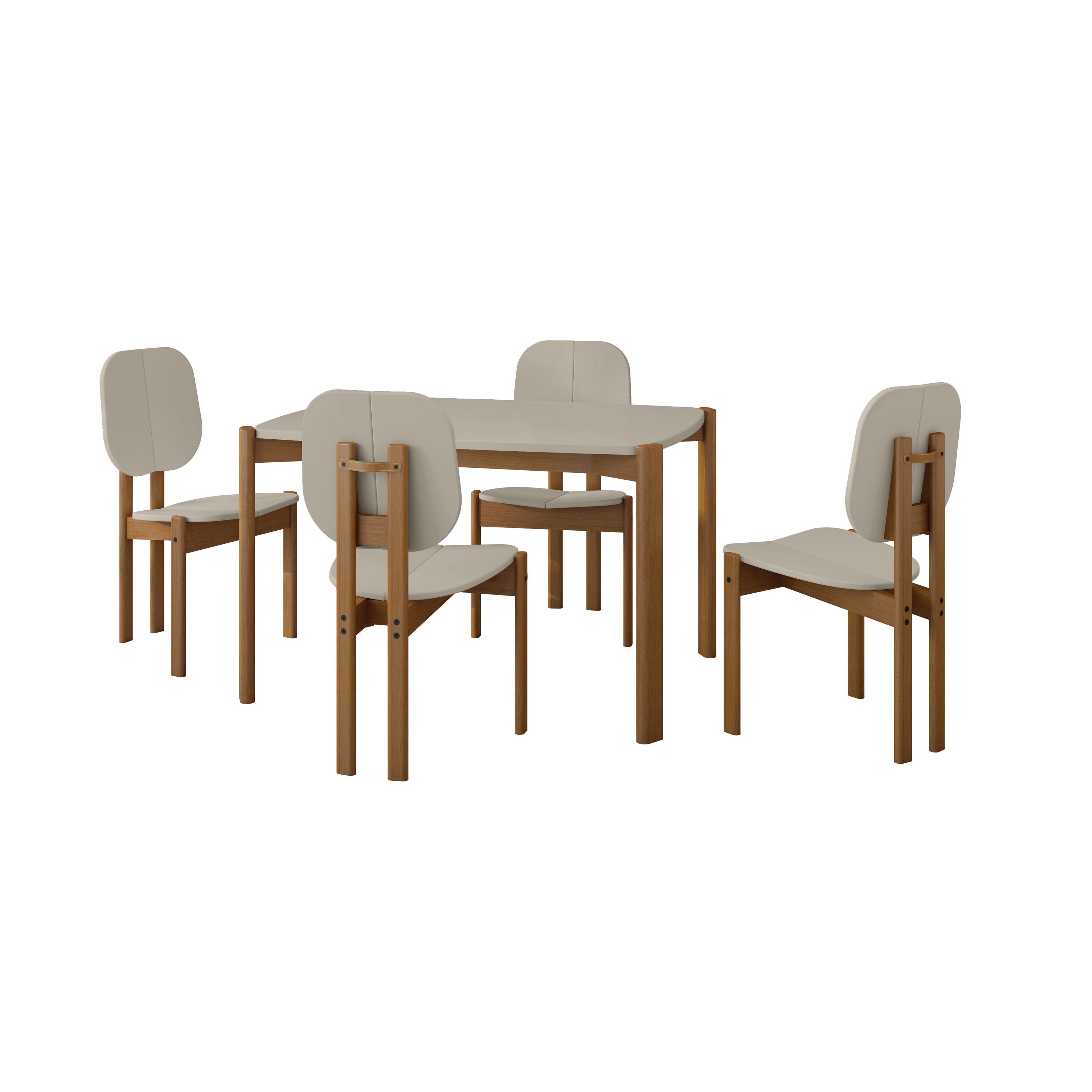 Manhattan Comfort 4-DT-82901-OW Dining-Sets - View #2